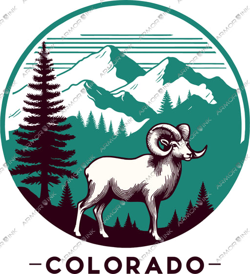 Colorado Ram DTF Transfer