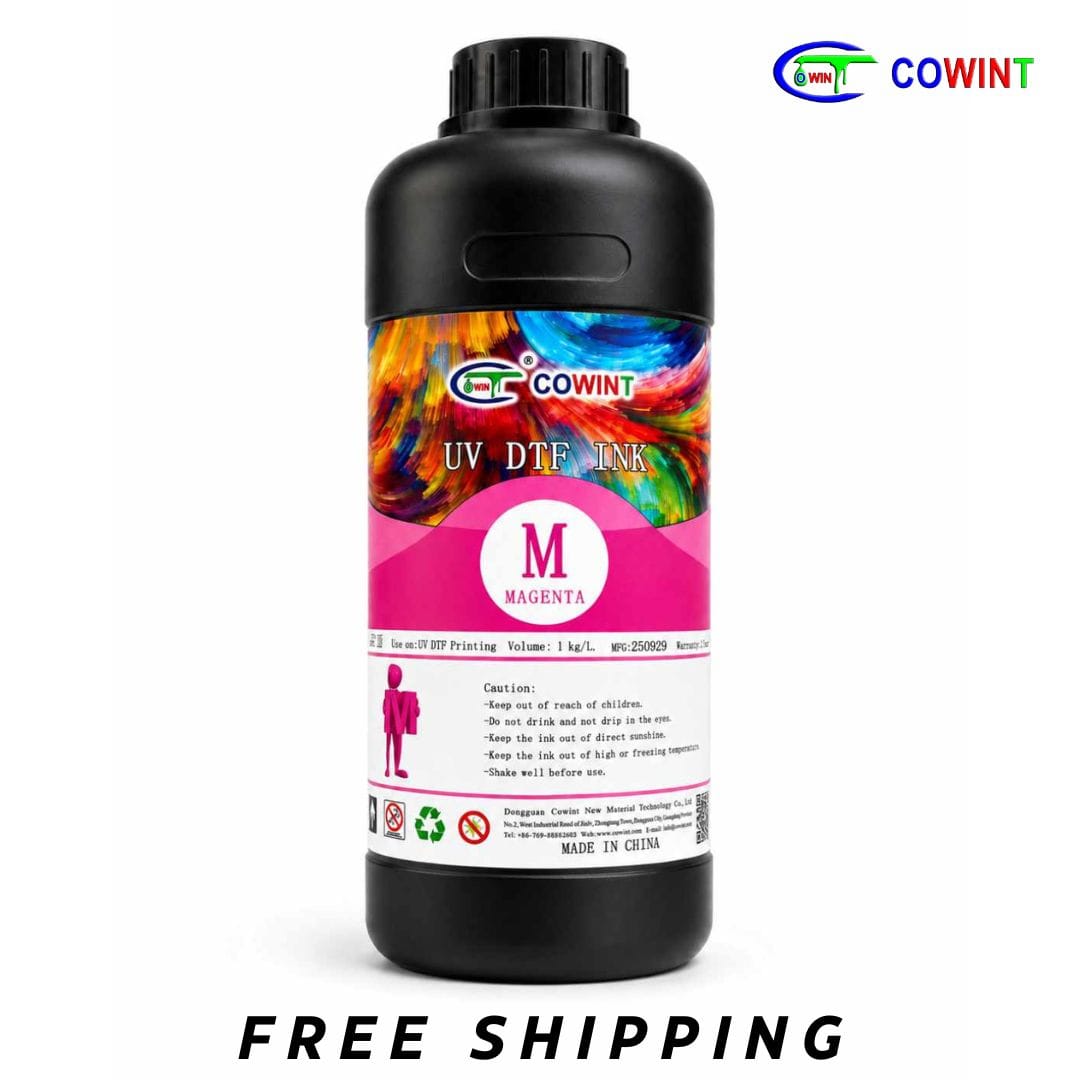 Cowint Magenta UVDTF Ink - 1 Liter