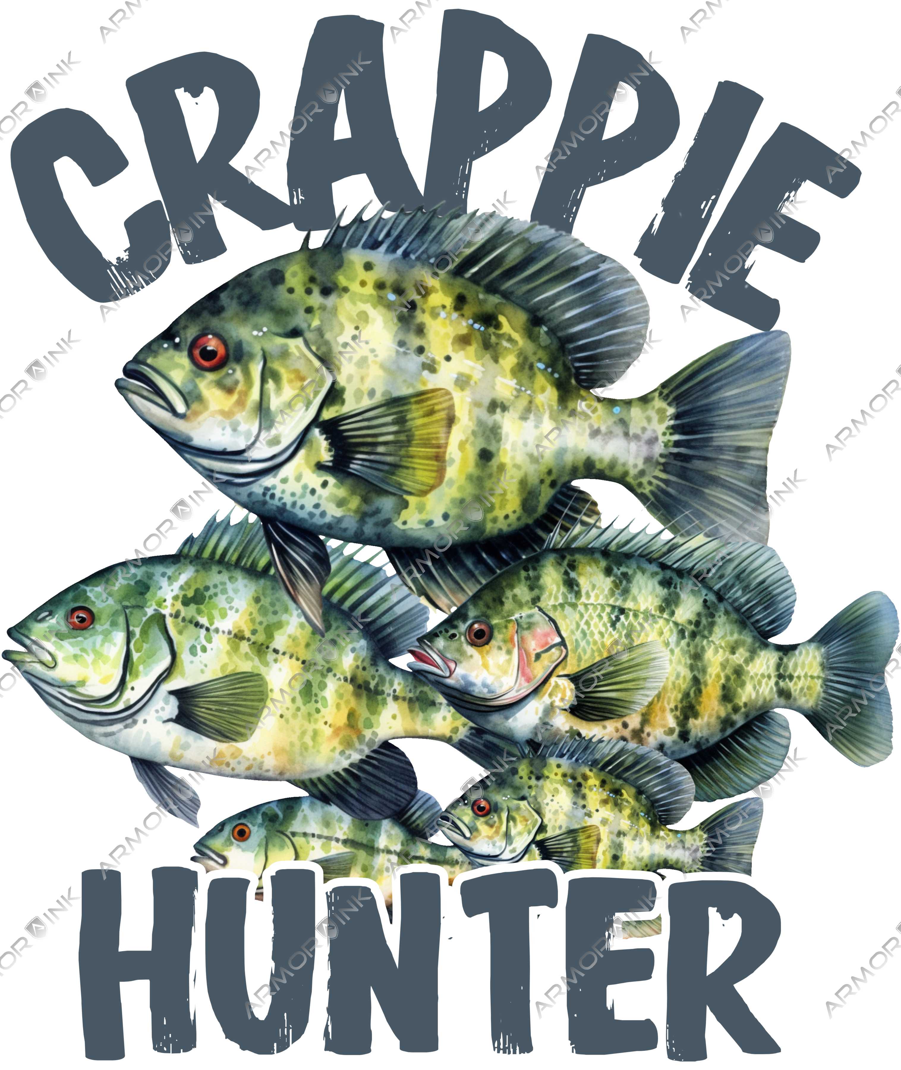 Crappie Hunter DTF Transfer