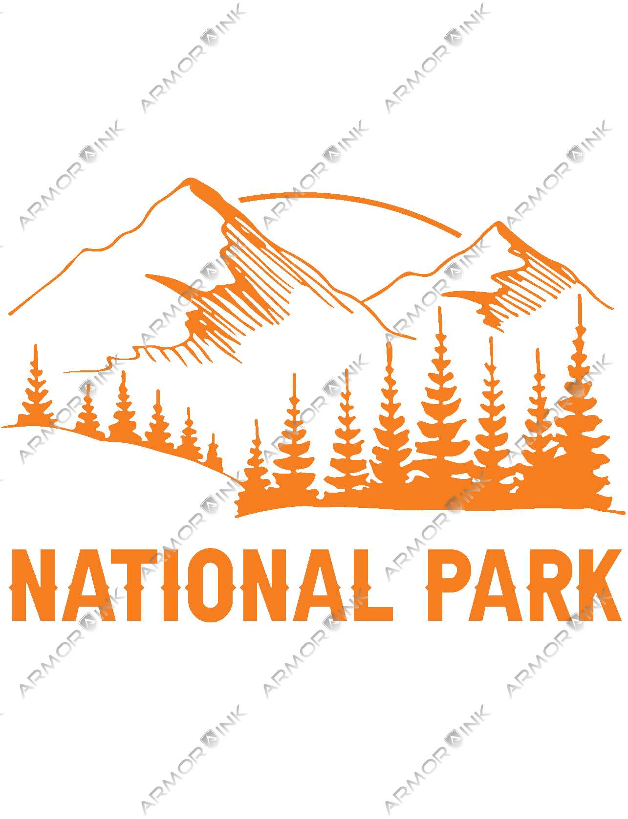 Crater Lake National Park Oregon DTF Transfer