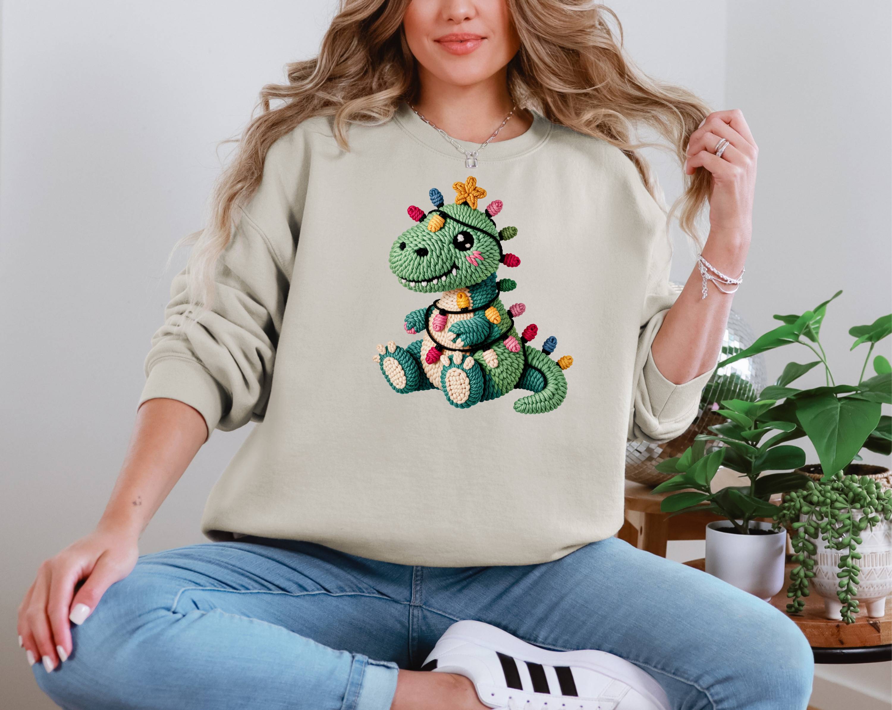 Crochet Christmas Rex