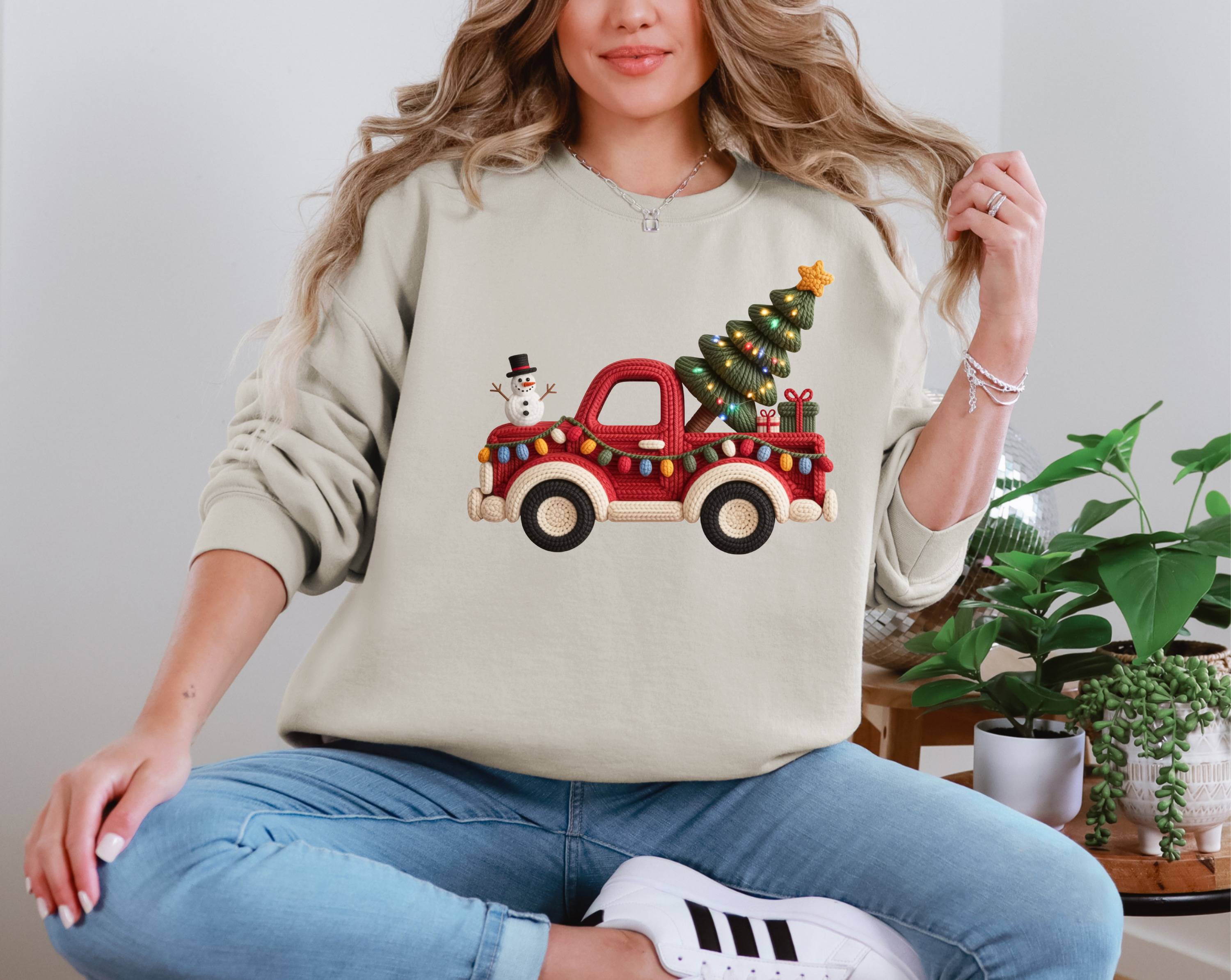 Crochet Christmas Truck