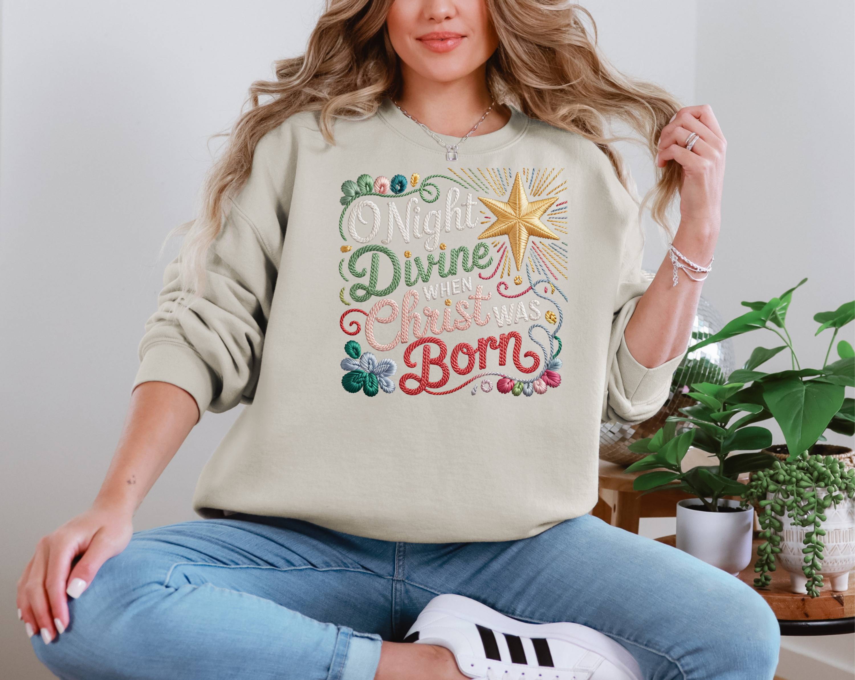 Crochet O Night Divine When Christ Was Born