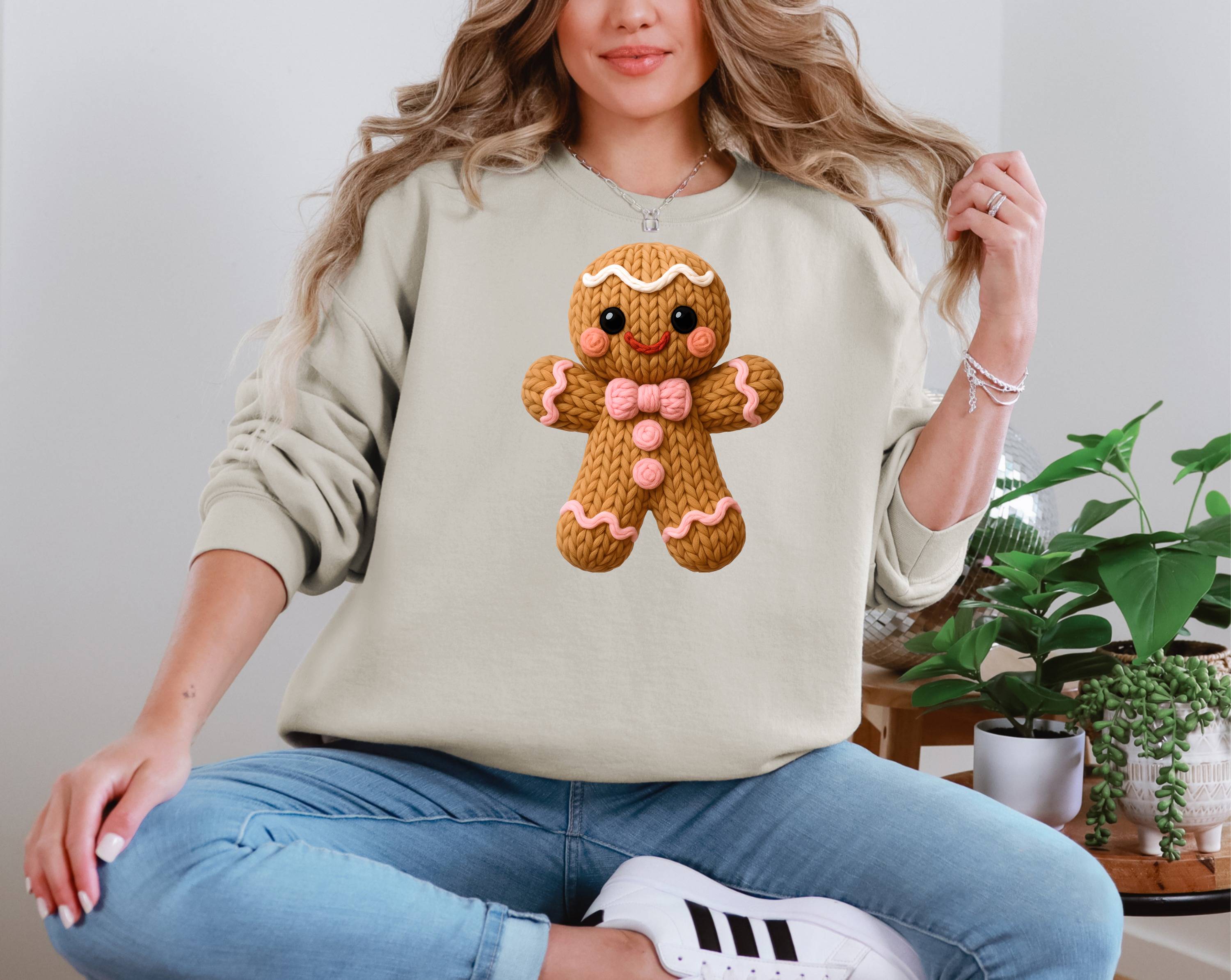 Crochet Pink Gingerbread Man