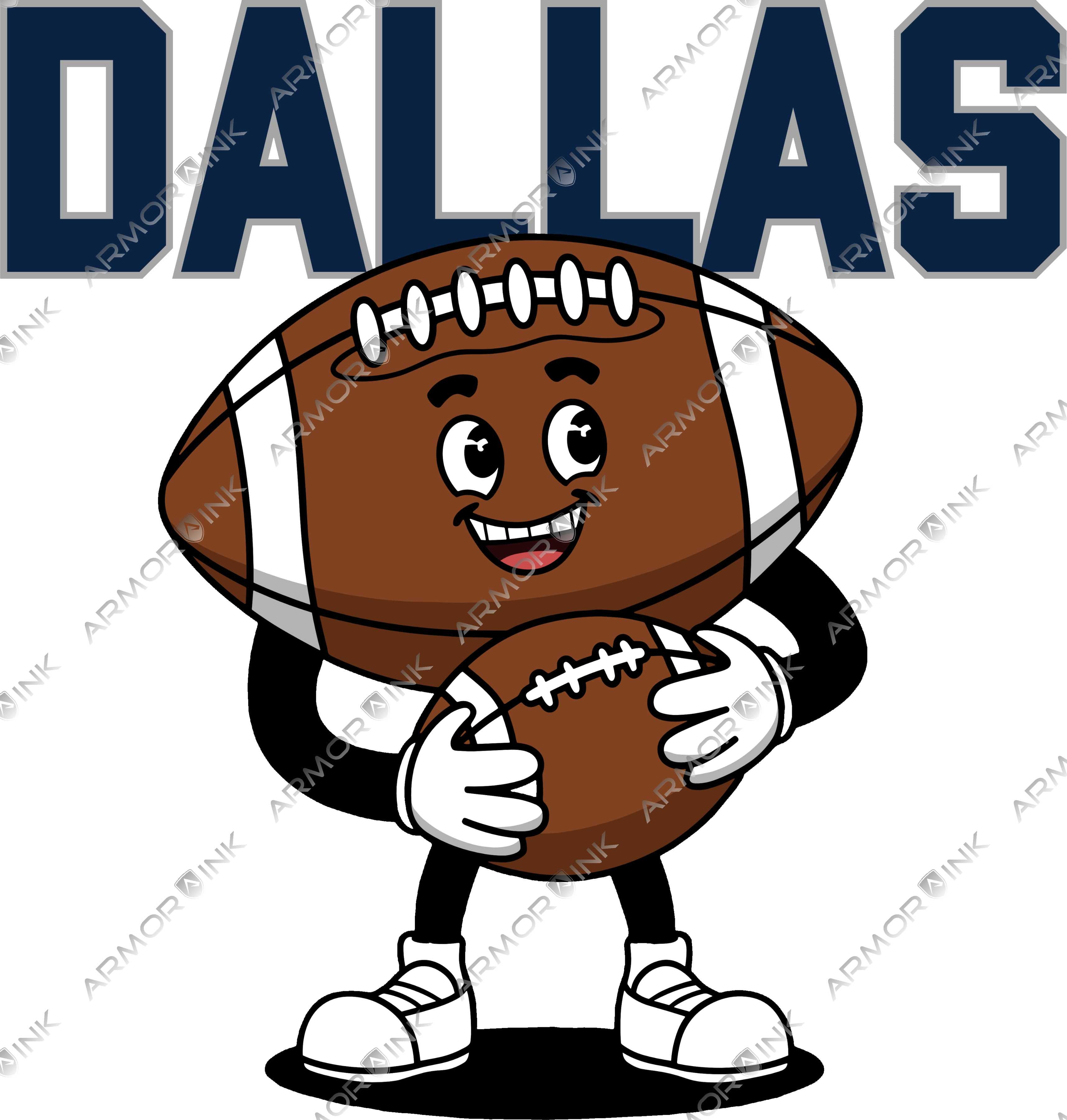 Dallas Football Kids DTF Transfer