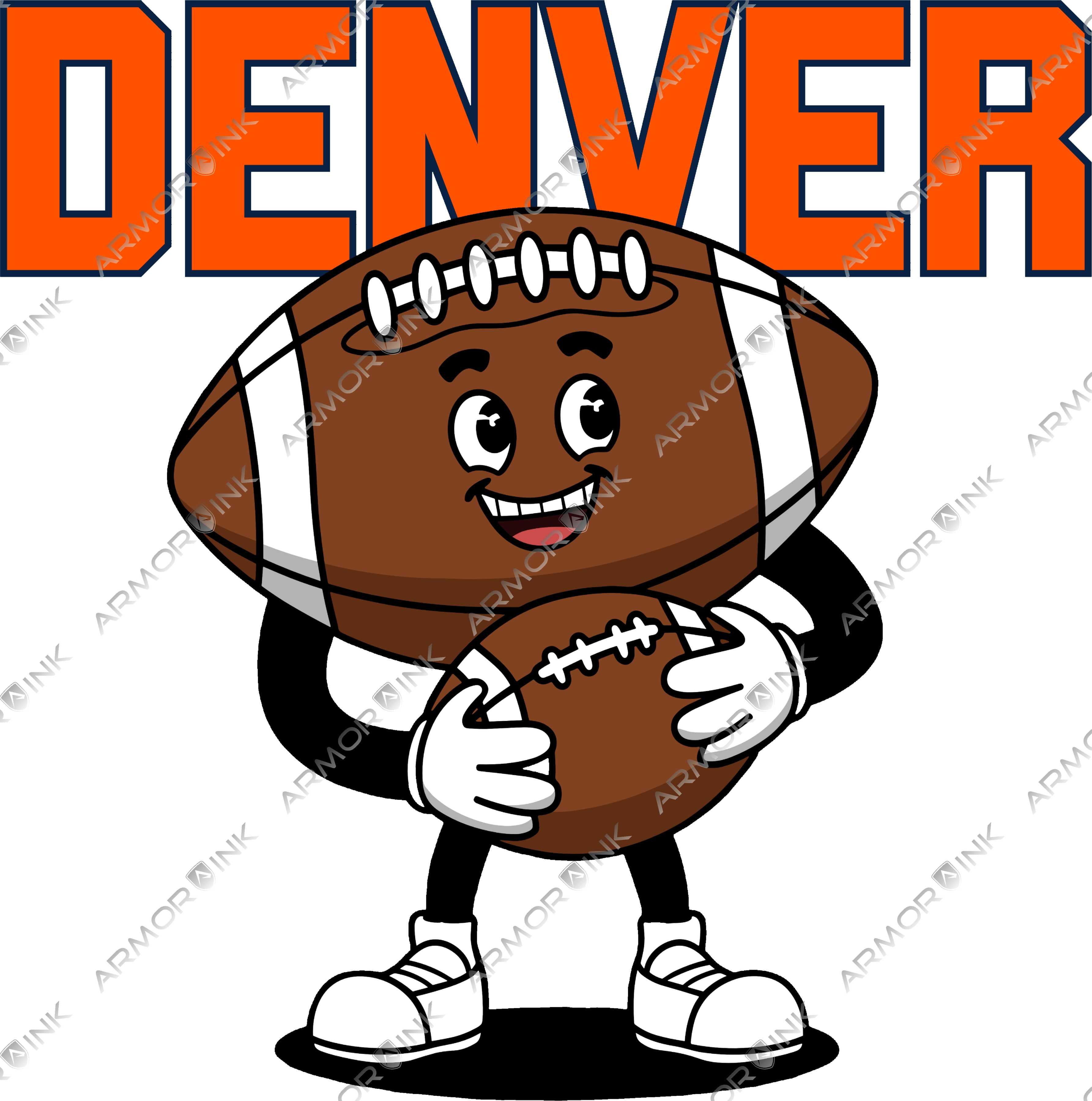 Denver Football Kids DTF Transfer