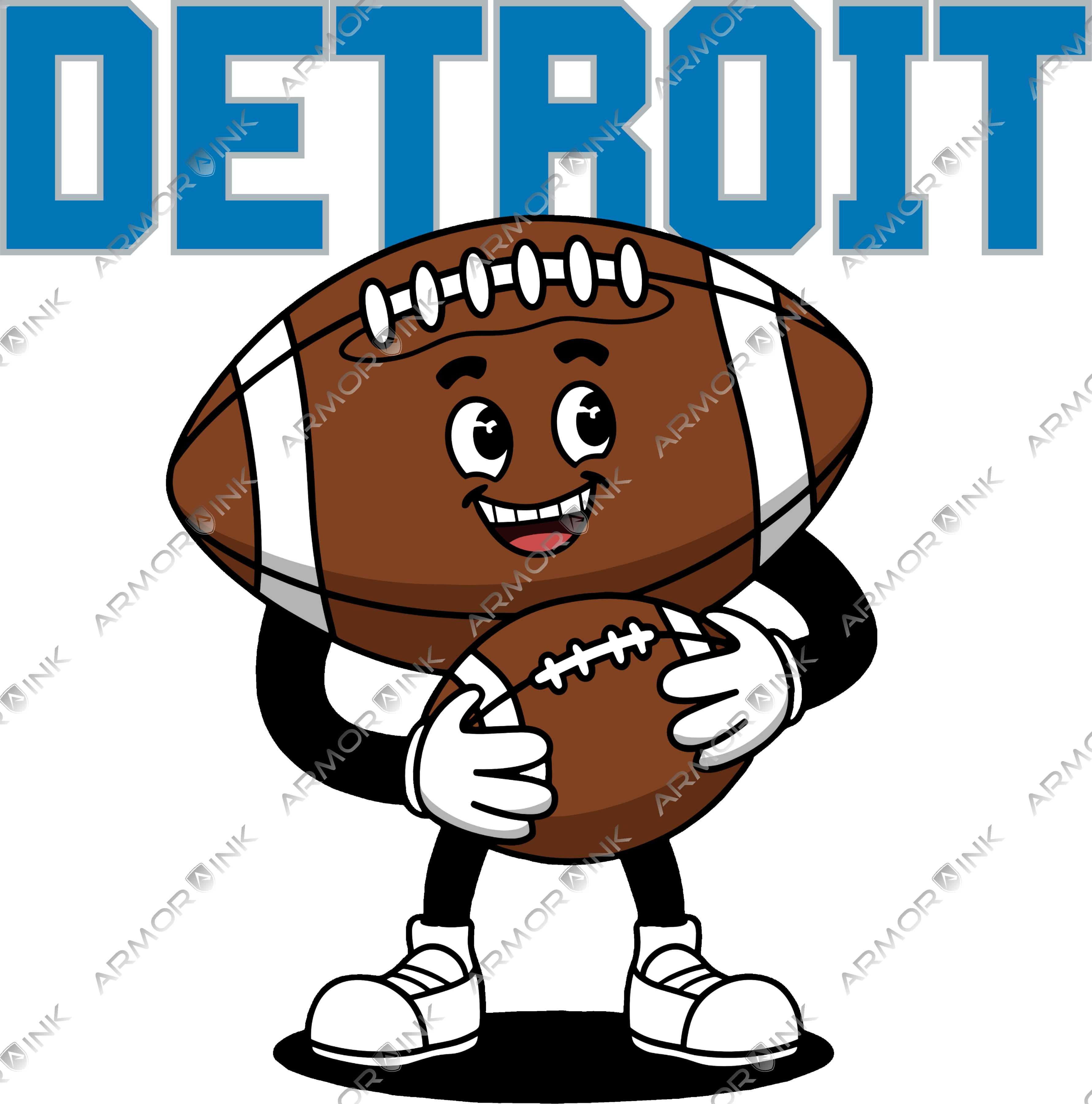 Detroit Football Kids DTF Transfer