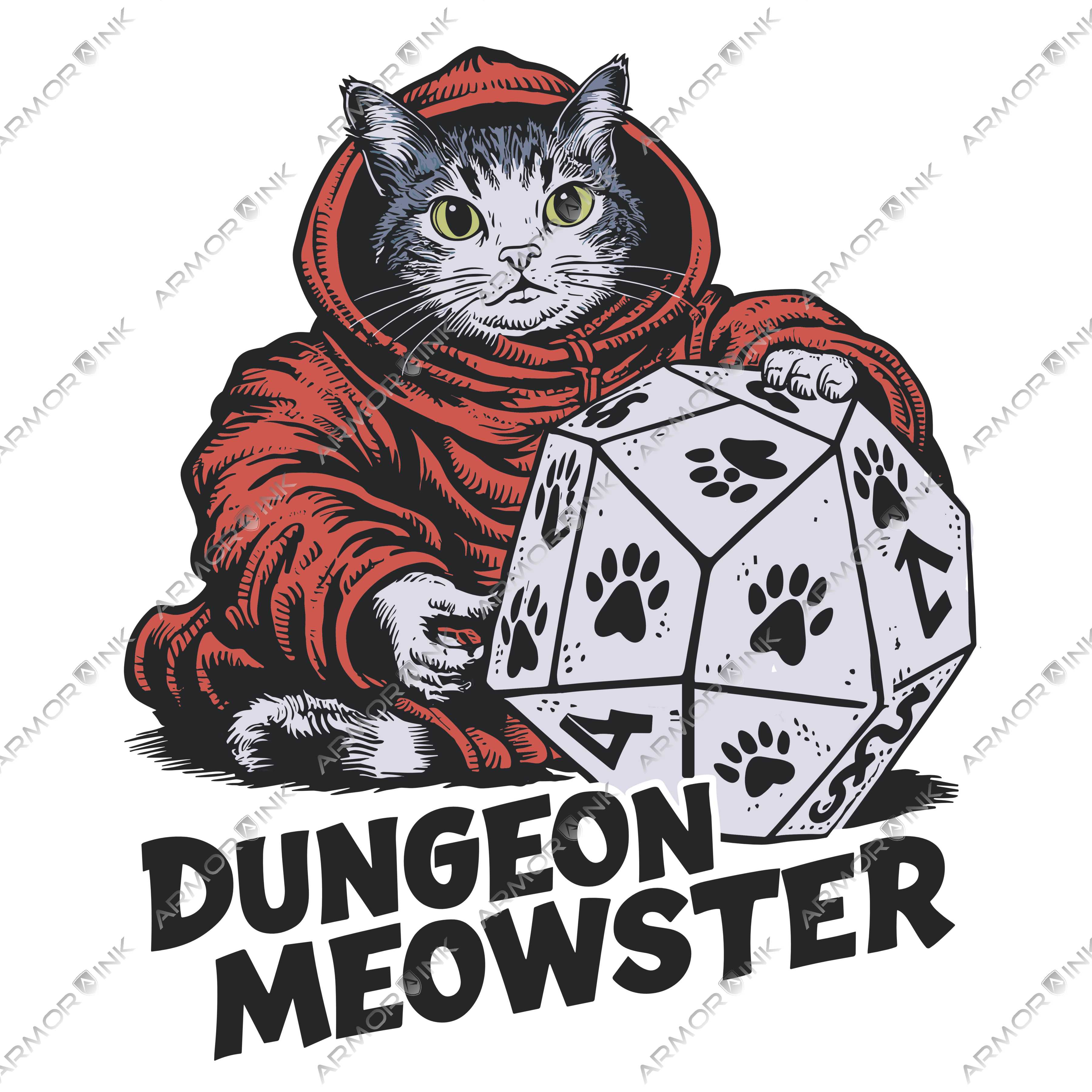 Dungeon Meowster DTF Transfer