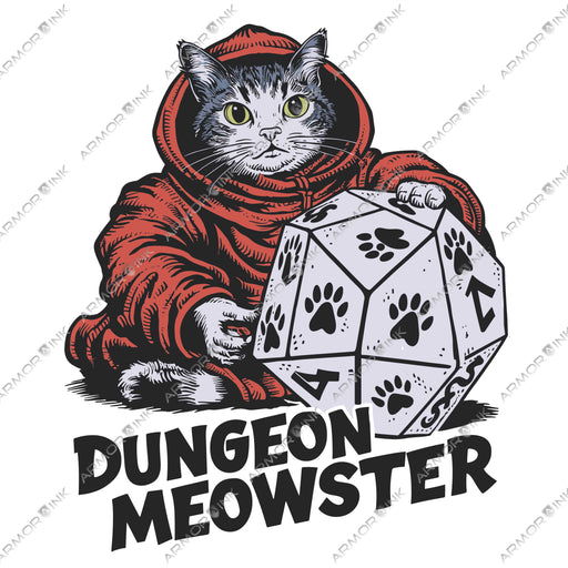 Dungeon Meowster DTF Transfer