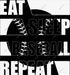 Eat Sleep Baseball Repeat DTF Transfer