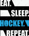 Eat Sleep Hockey Repeat DTF Transfer