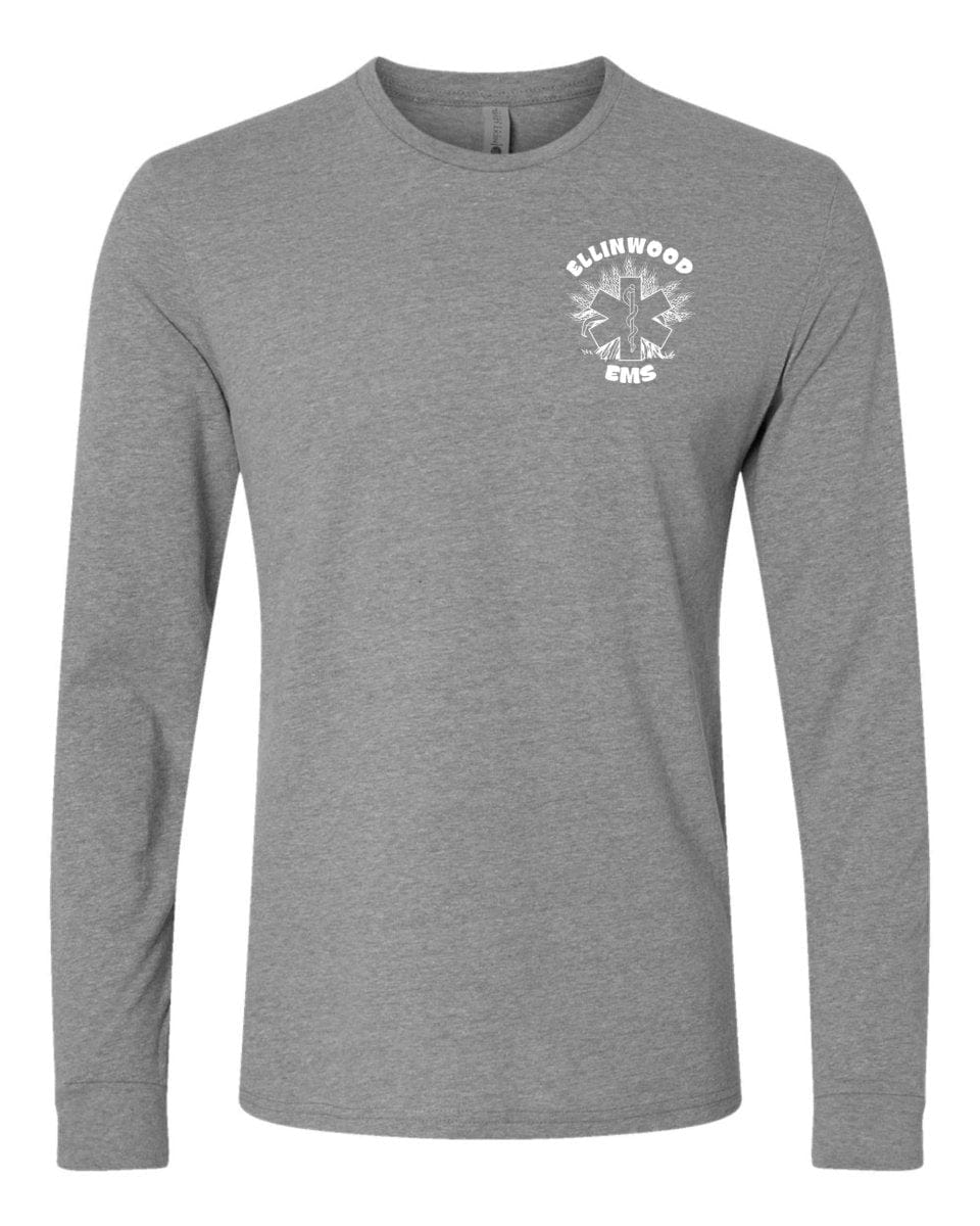 Ellinwood EMS - Armor InkArmor InkArmor Ink4224 - 1119423032862Long SleeveHeather Dark GreyAdult XSEllinwood EMS
