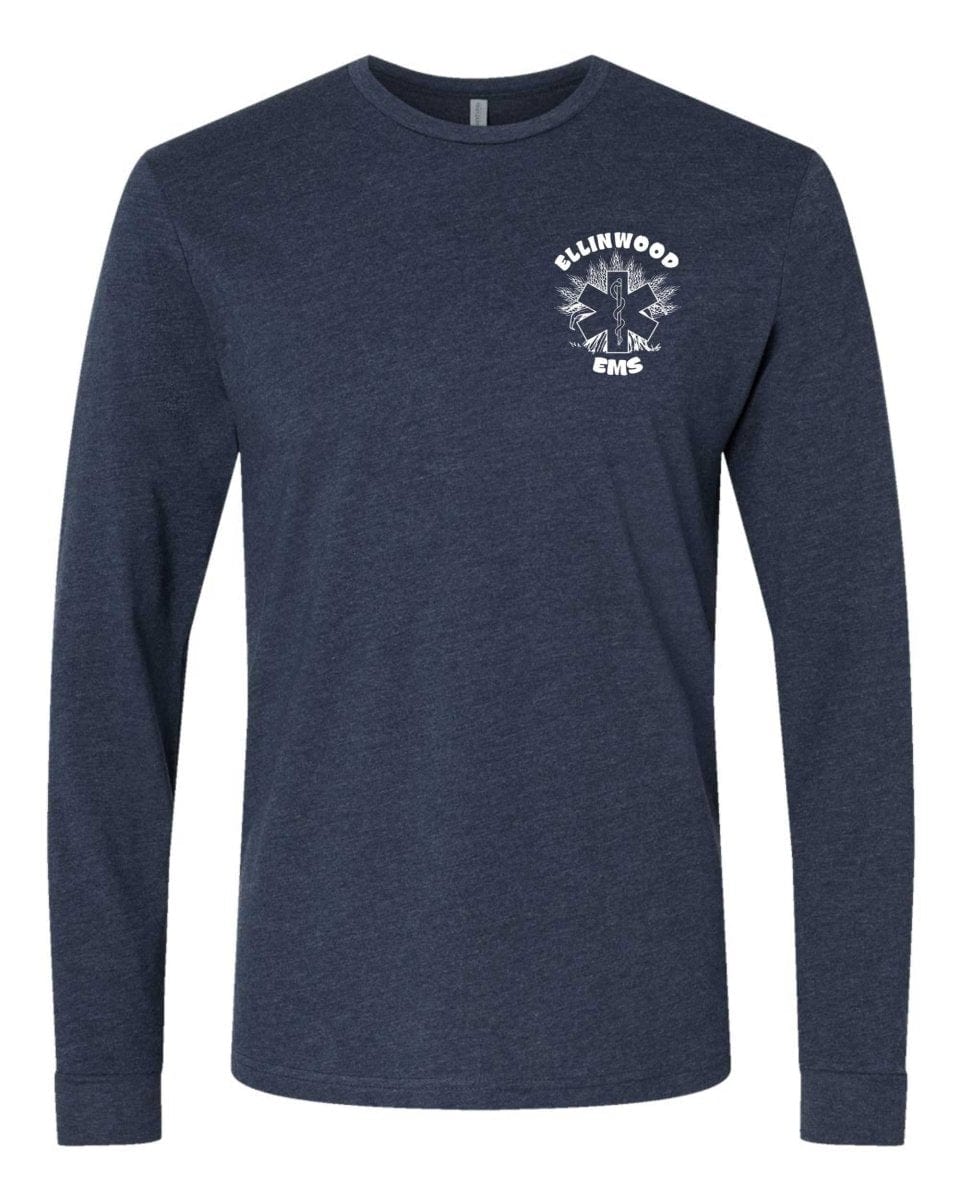 Ellinwood EMS - Armor InkArmor InkArmor Ink4224 - 1119423262238Long SleeveHeather Midnight NavyAdult XSEllinwood EMS