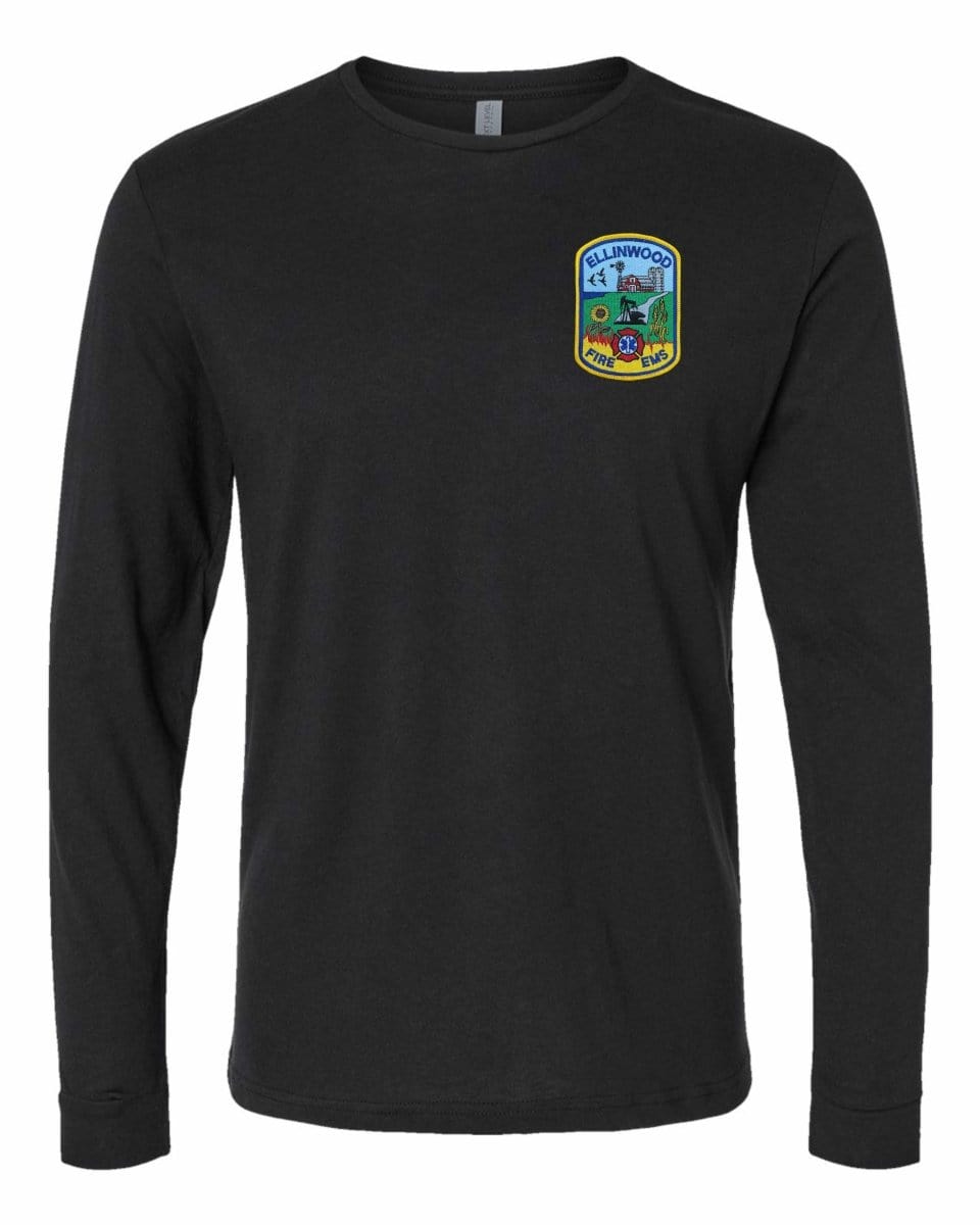 Ellinwood Fire & EMS Badge - Armor InkArmor InkArmor Ink60402718Long SleeveBlackAdult XSEllinwood Fire & EMS Badge