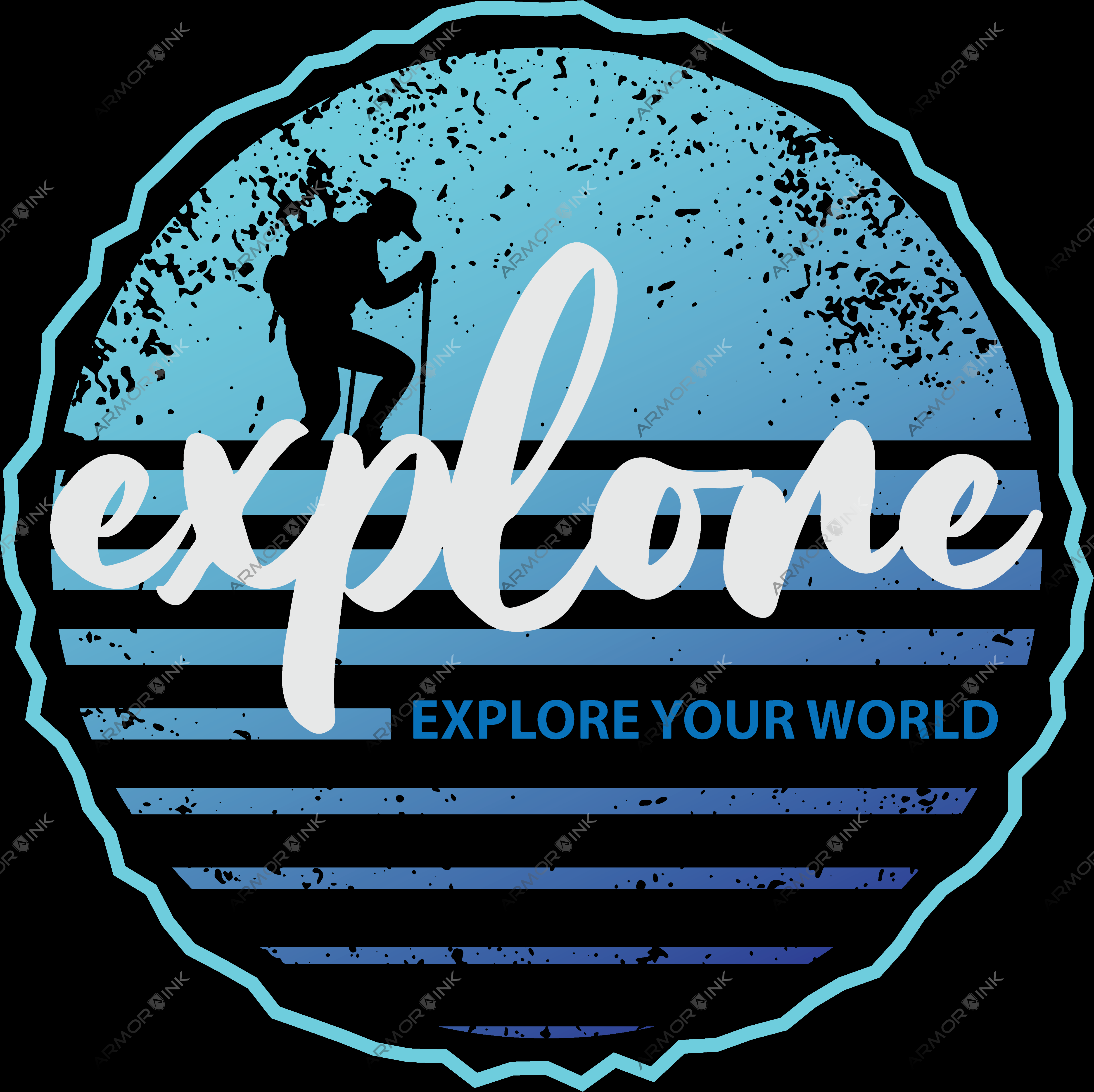 Explore Your World DTF Transfer