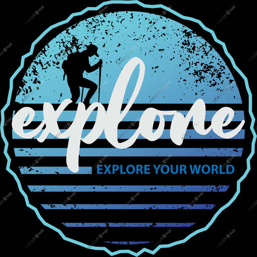 Explore Your World DTF Transfer