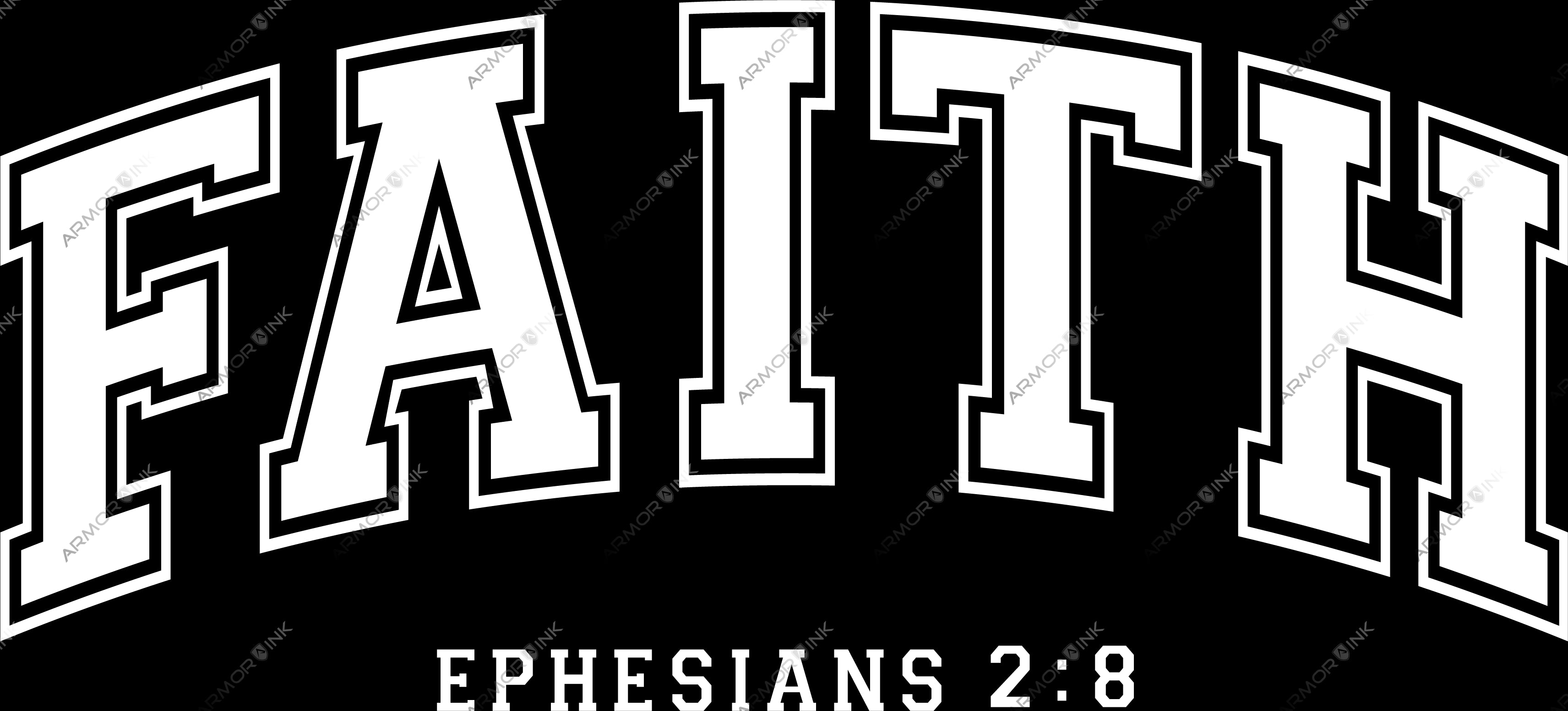 Faith Ephesisans 2:8 DTF Transfer