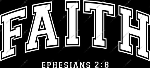 Faith Ephesisans 2:8 DTF Transfer