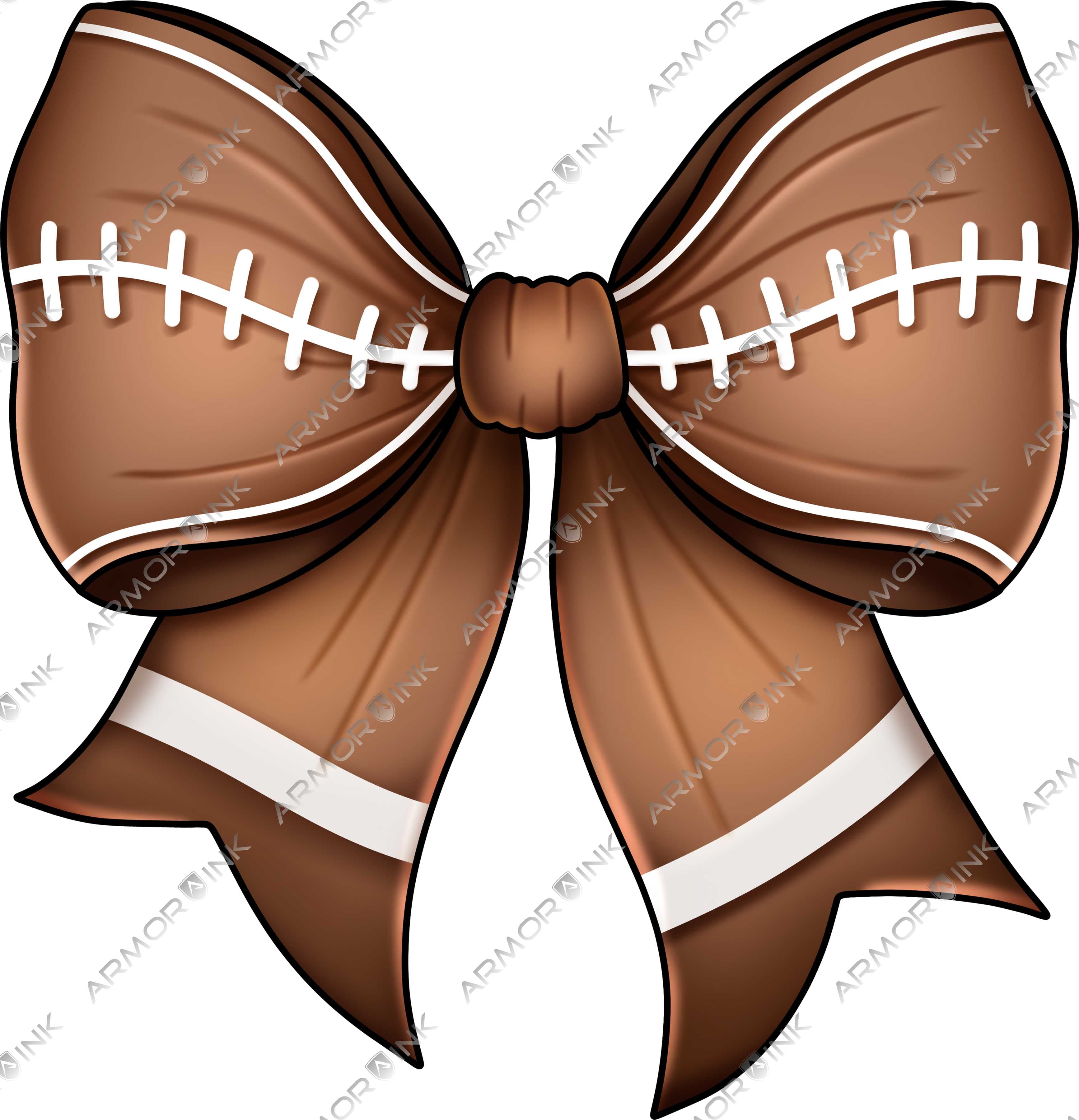 Football Coquette Bow DTF Transfer