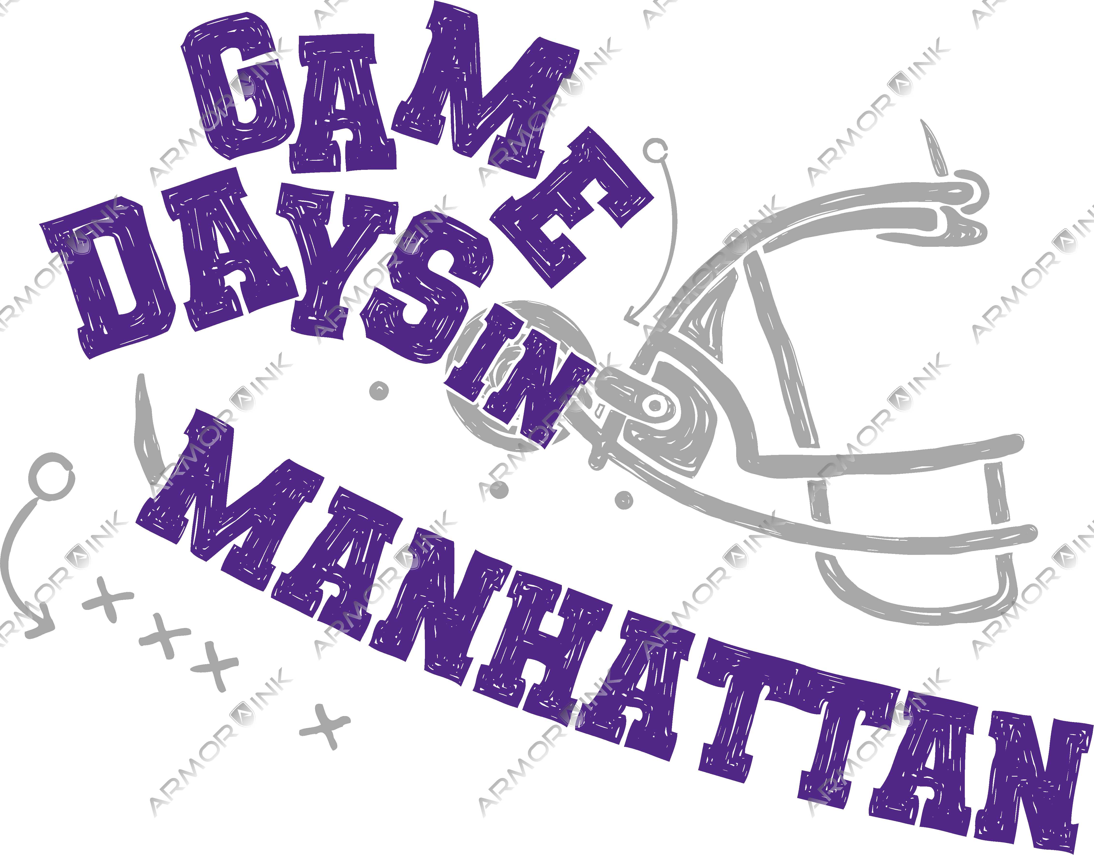 Game Days In Manhattan DTF Transfer