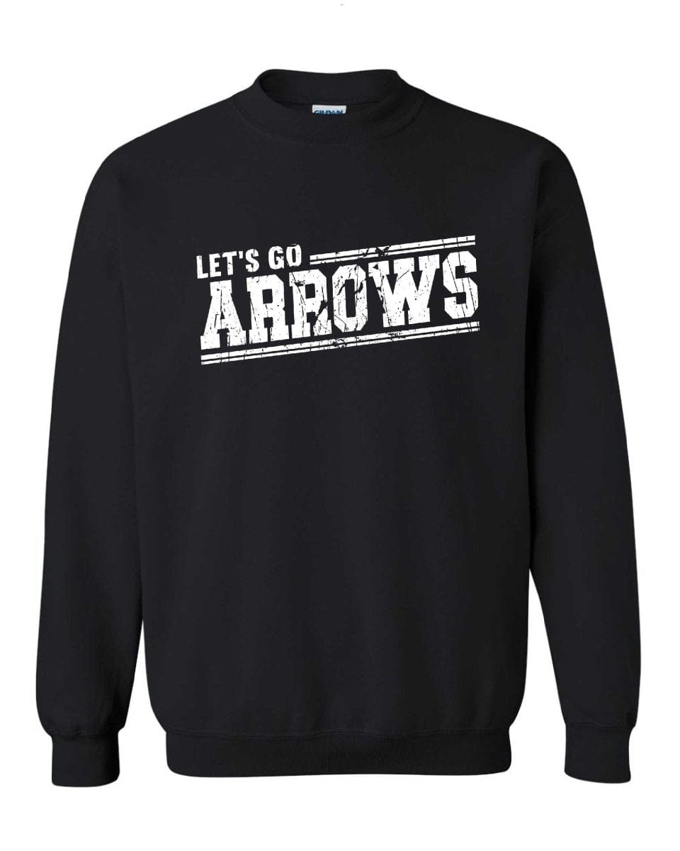 LETS GO ARROWS Crewneck Sweatshirt Youth/Adult - GBHE - Armor InkArmor InkArmor Ink36167454Black - GildanYouth XSGildan - Heavy Blend™ Crewneck Sweatshirt Youth/Adult - GBHE