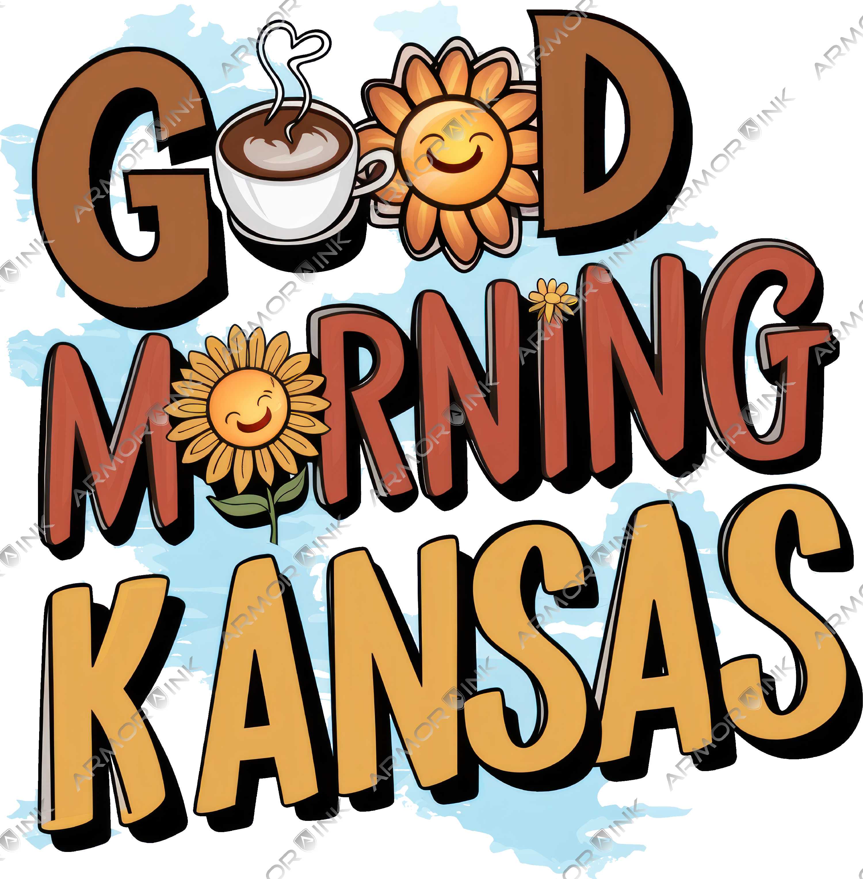 Good Morning Kansas DTF Transfer