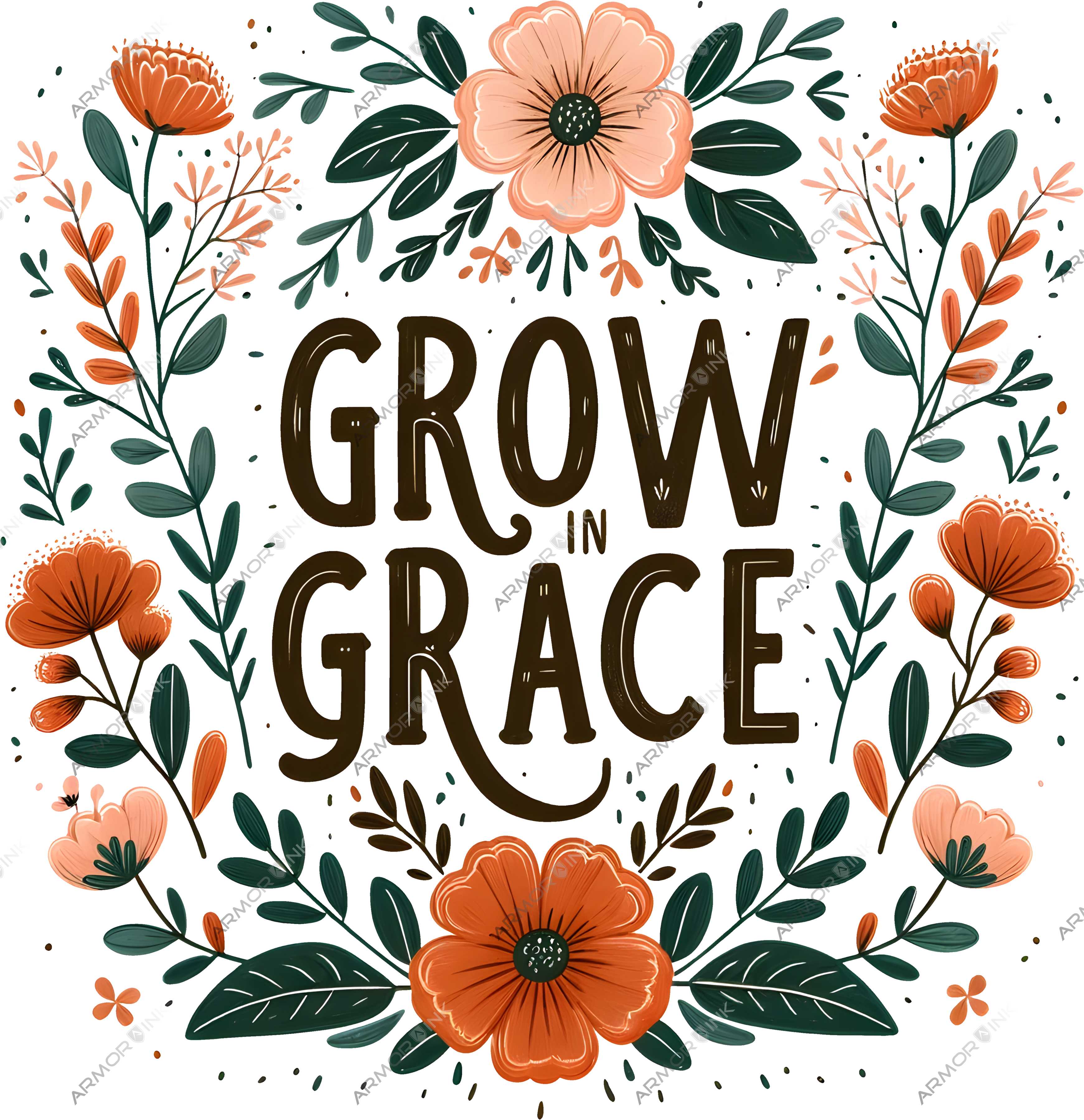 Grow In Grace DTF Transfer