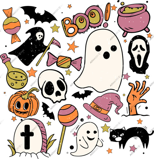 Halloween Boo! Design DTF Transfer