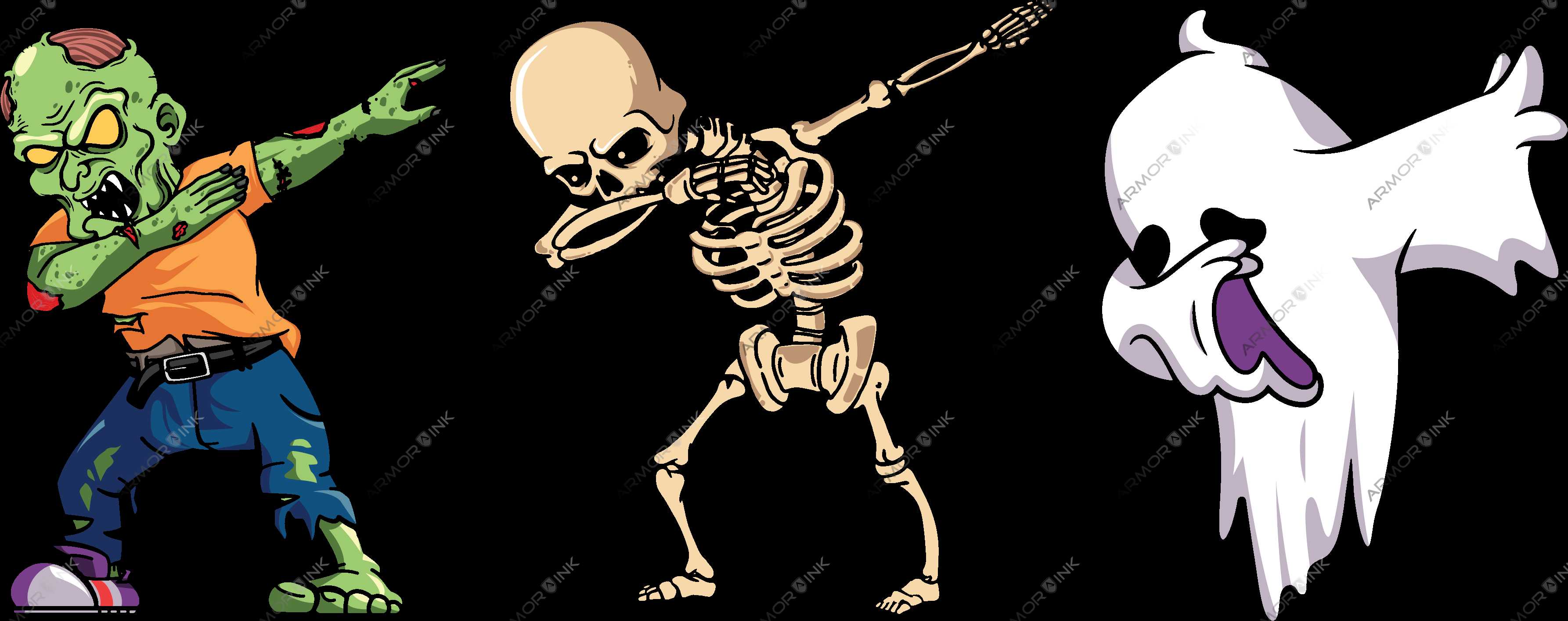 Halloween Dab DTF Transfer