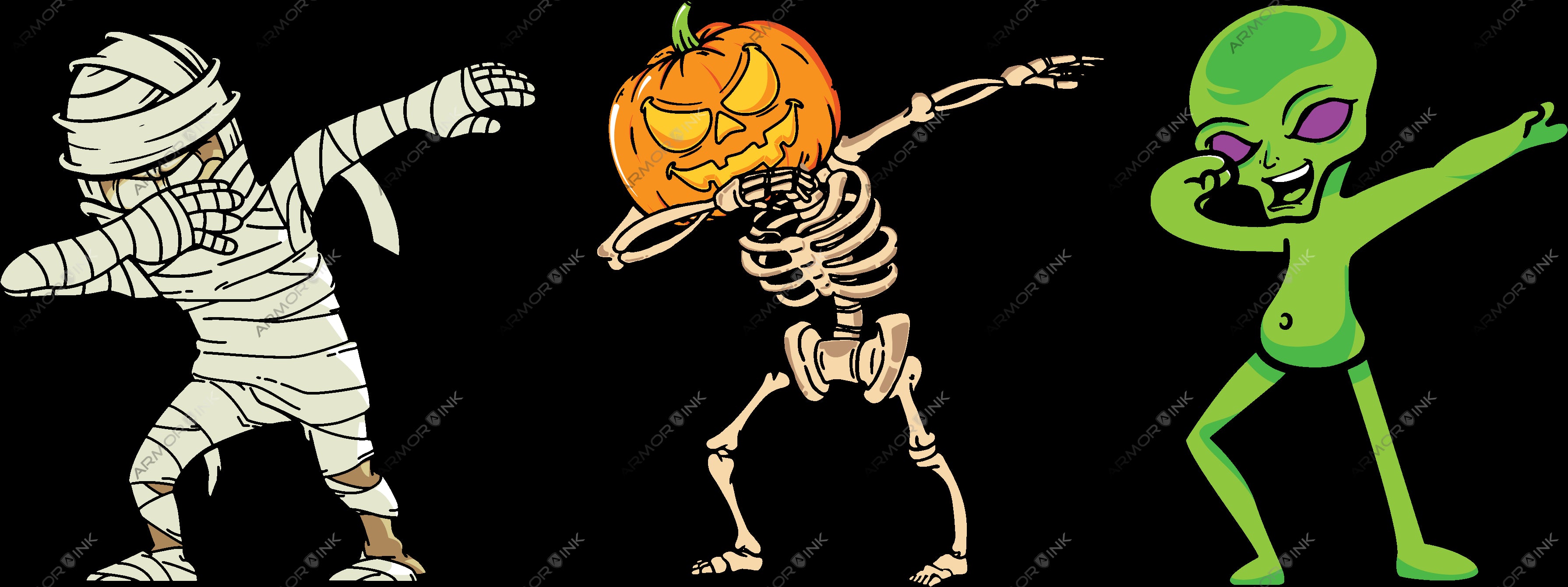 Halloween Dab DTF Transfer