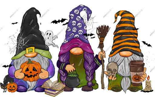 Halloween Gnomes DTF Transfer