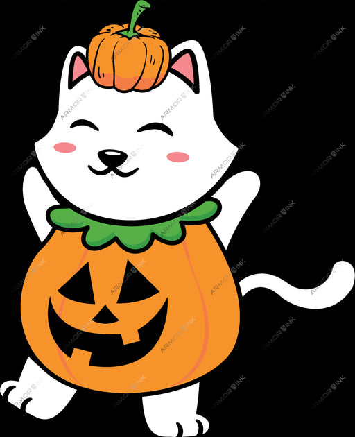 Halloween Kitten DTF Transfer