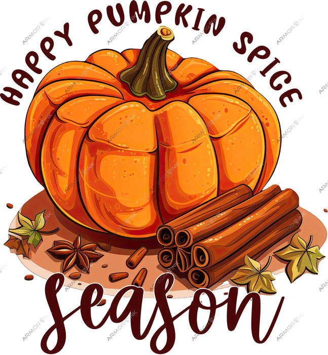 Happy Pumpkin Spice Season DTF Transfer