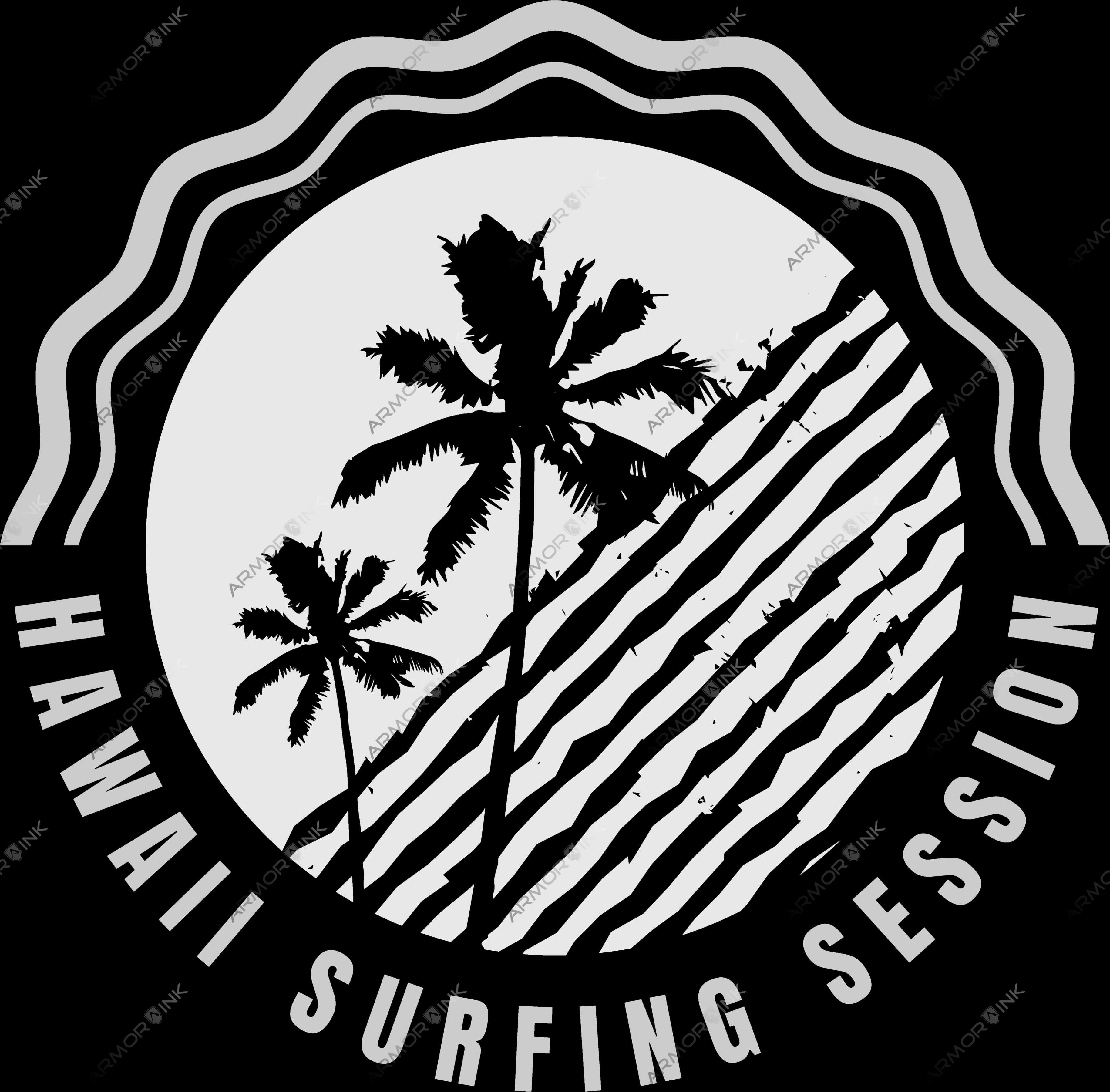 Hawaii Surfing DTF Transfer