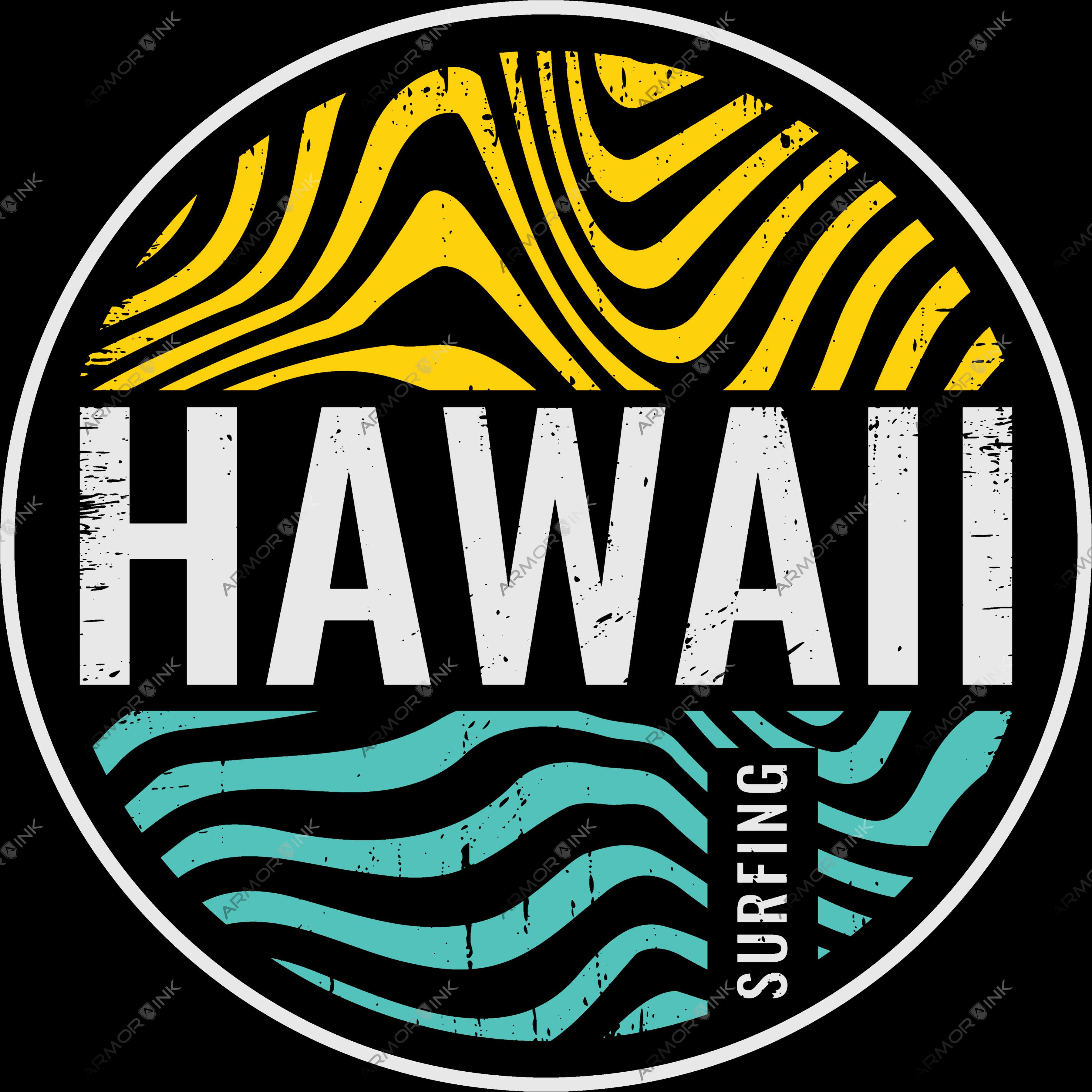 Hawaii Surfing DTF Transfer