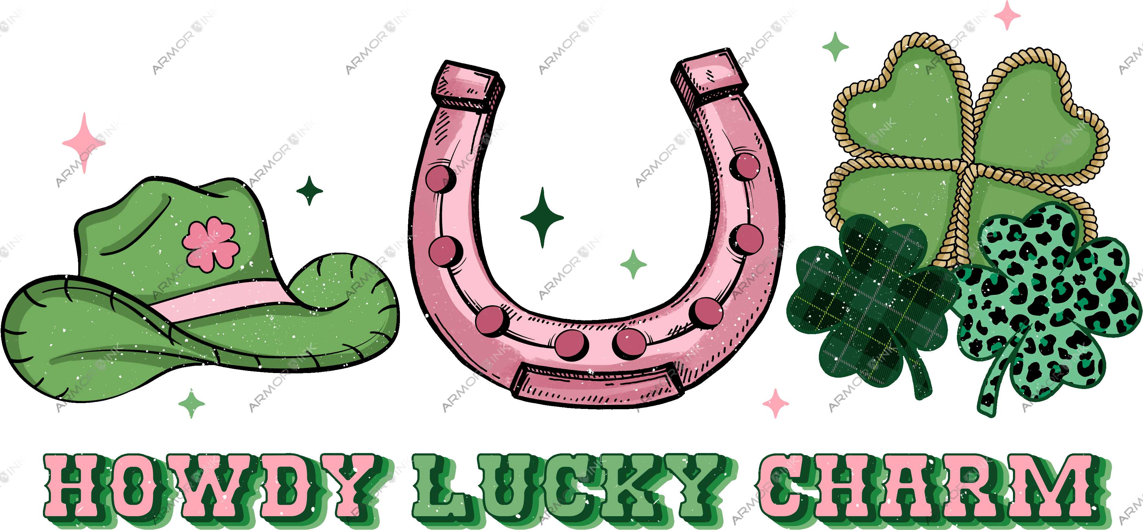 Howdy Lucky Charm DTF Transfer