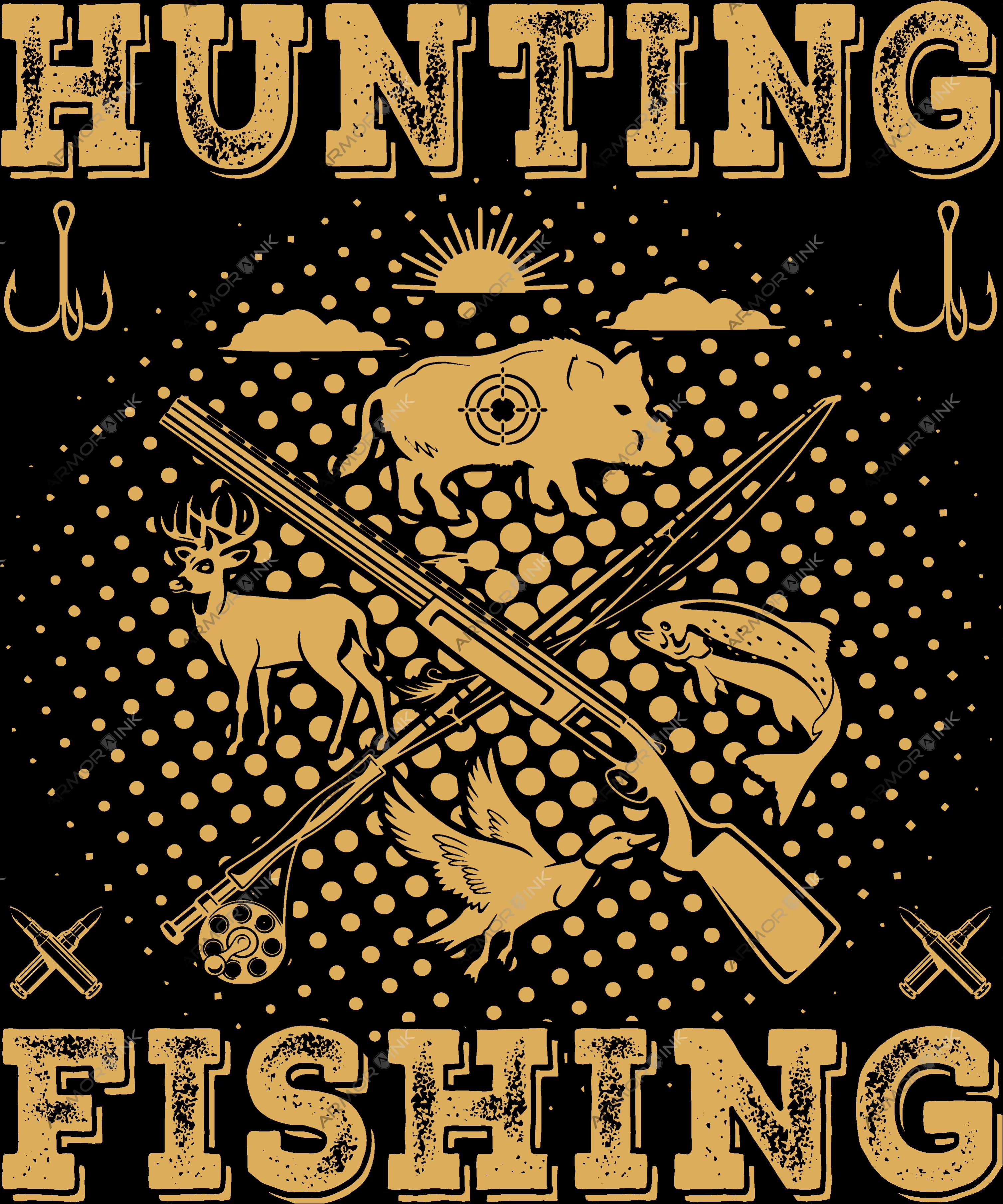 Hunting Fishing DTF Transfer