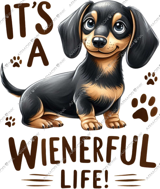 Its a Weinerful Life DTF Transfer