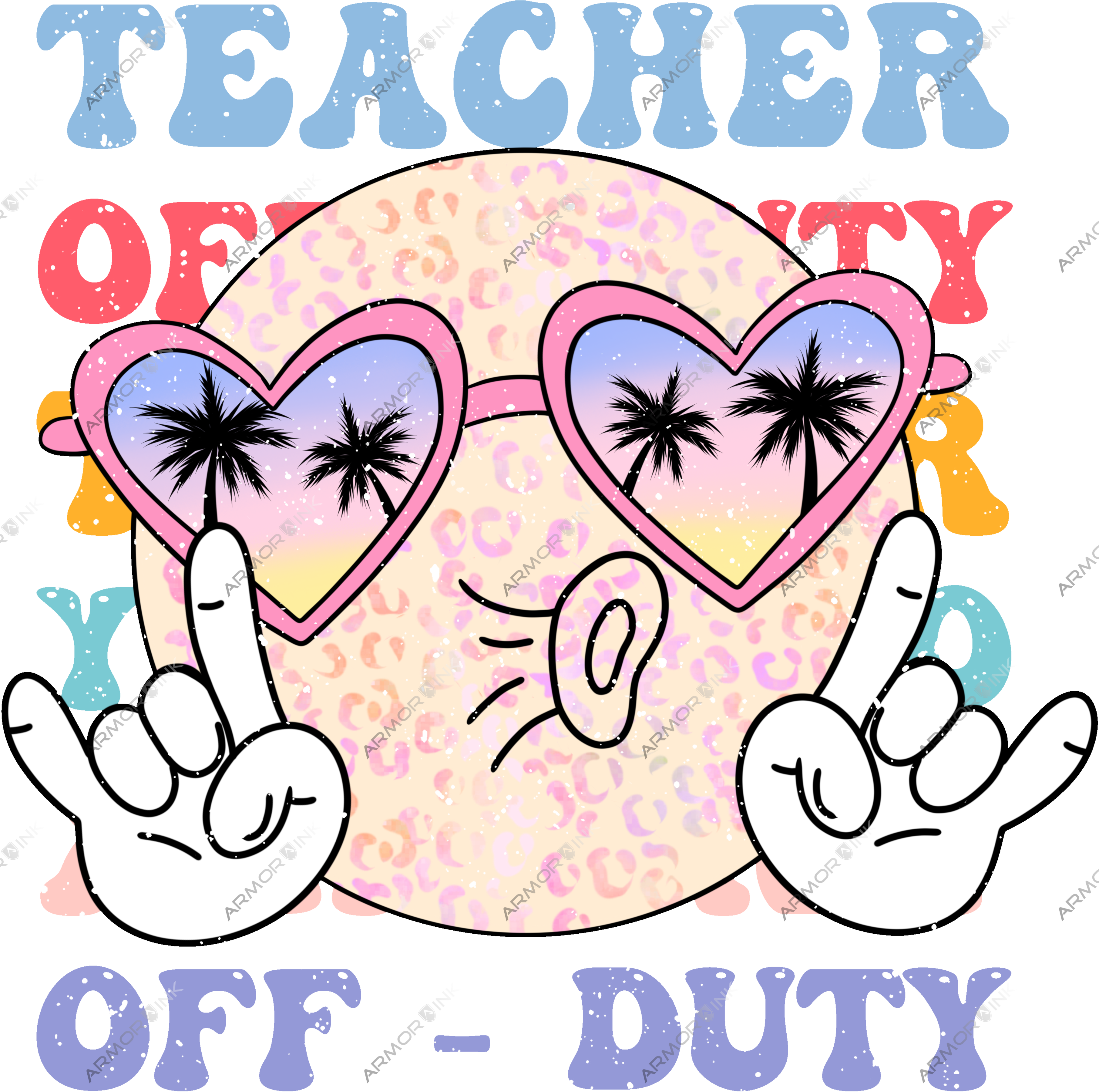 Teacher Off Duty DTF Transfer