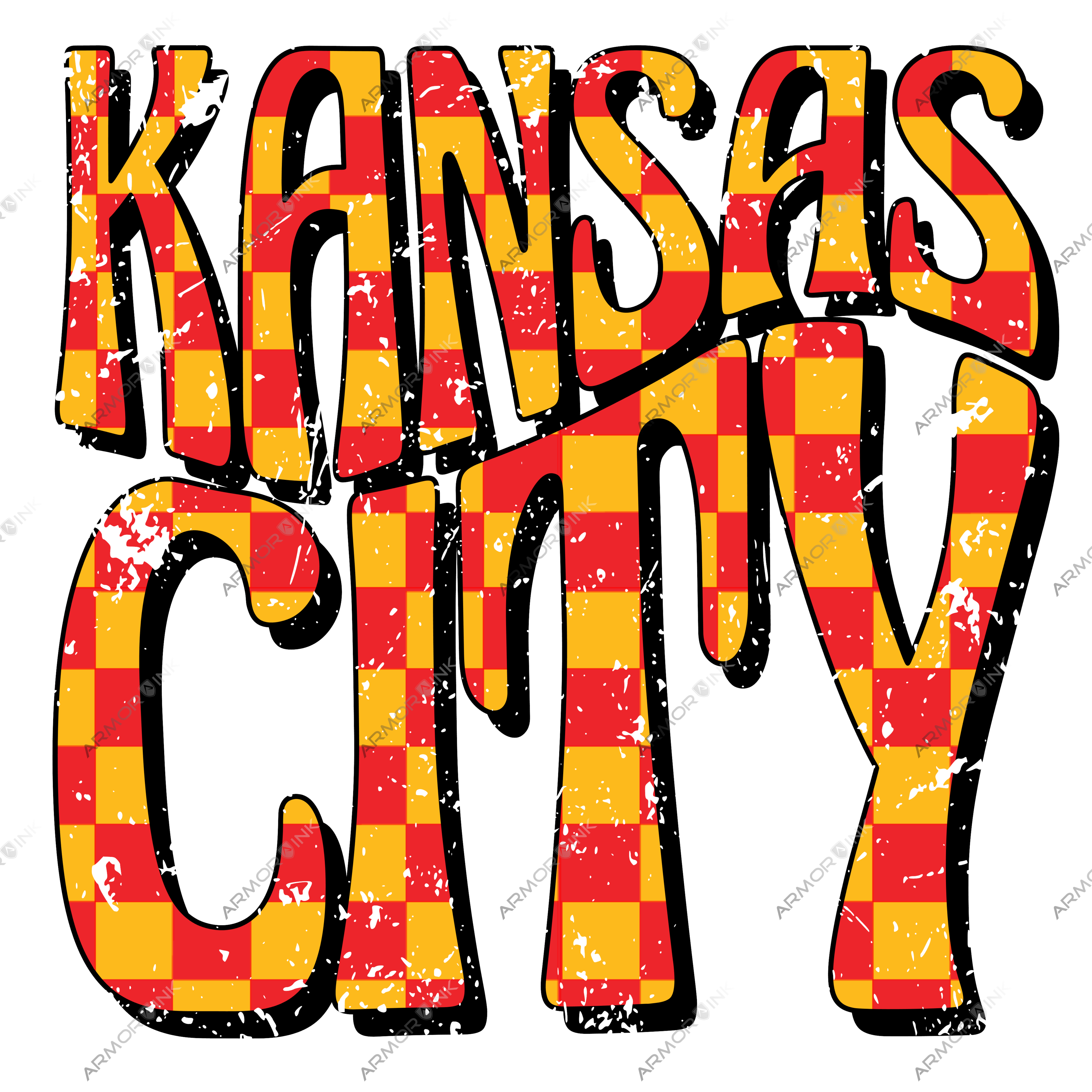 Kansas City Distressed DTF Transfer