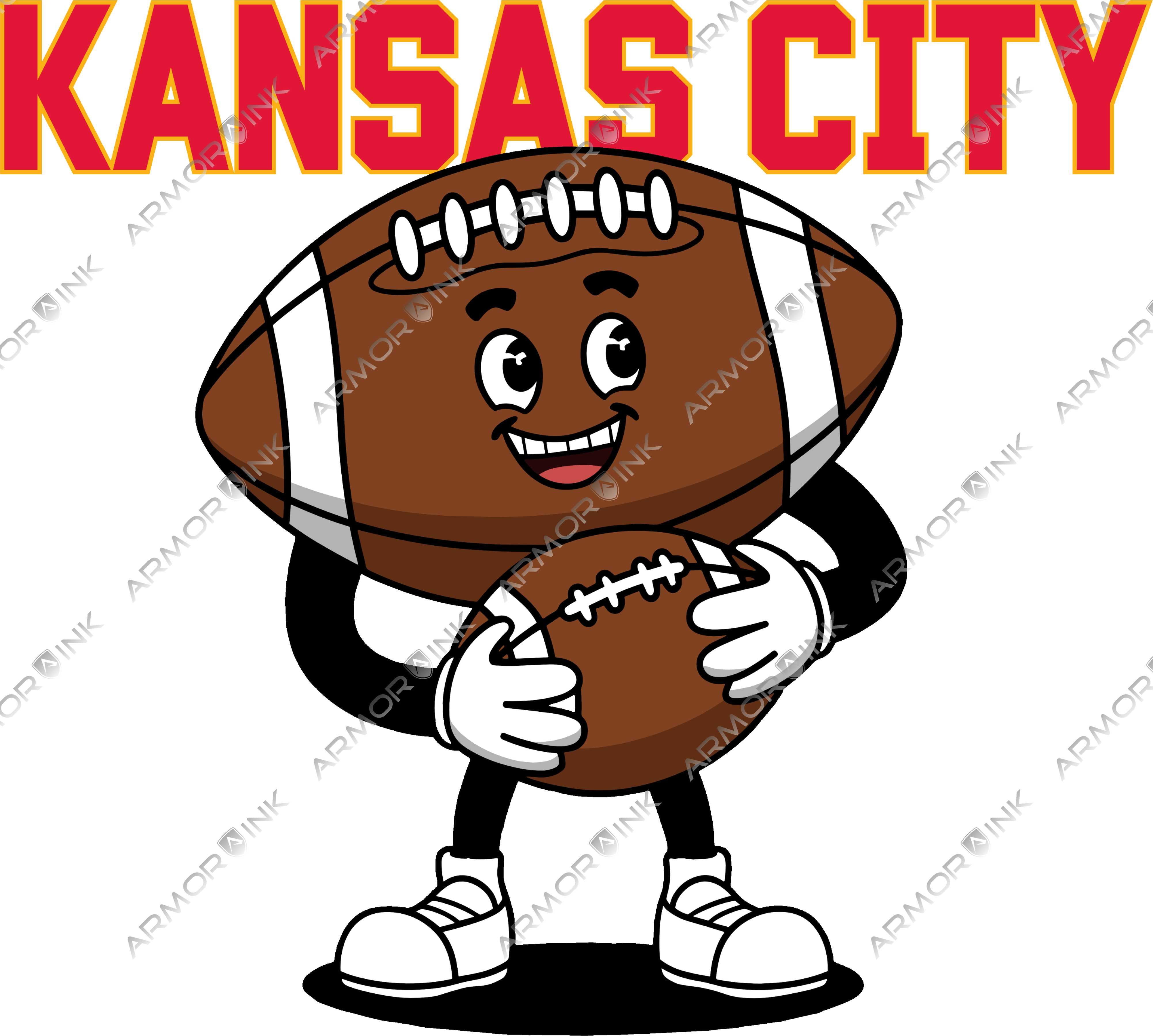 Kansas City Football Kids DTF Transfer