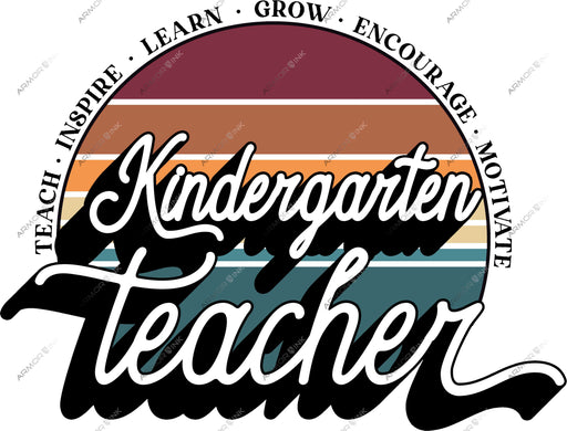Kindergarten Teacher DTF Transfer
