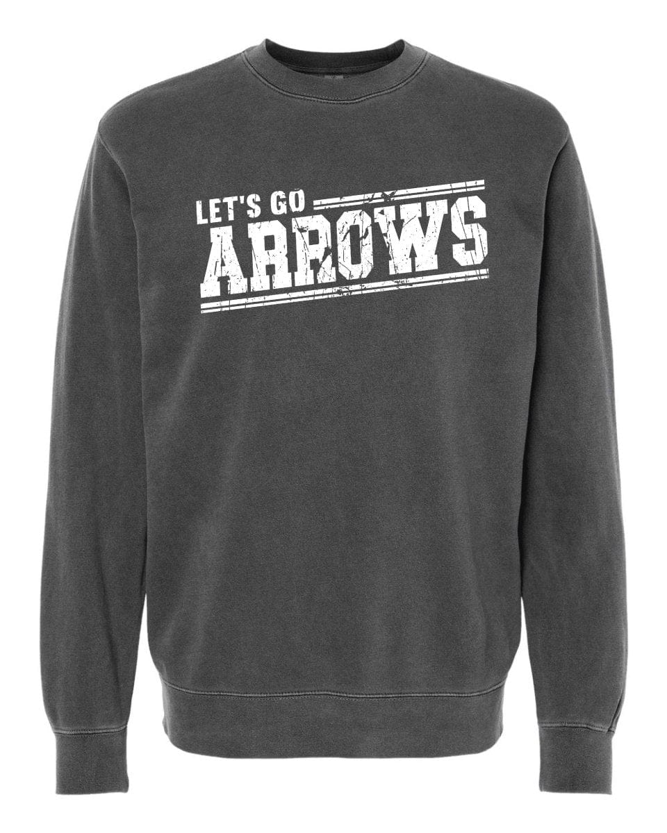 LETS GO ARROWS Crewneck Sweatshirt Youth/Adult - GBHE - Armor InkArmor InkArmor Ink3424 - 1051732661278Vintage Dark Grey - IndependentAdult SmallLETS GO ARROWS Crewneck Sweatshirt Youth/Adult - GBHE