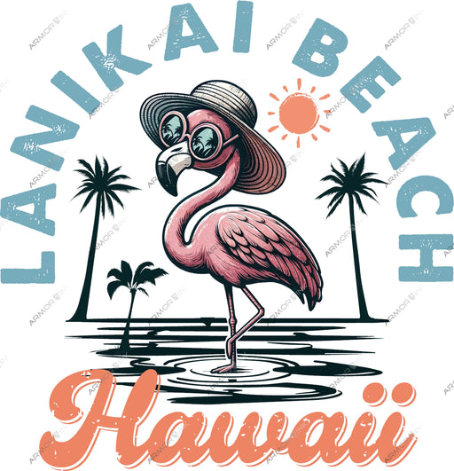 Lanikai Beach Hawaii DTF Transfer