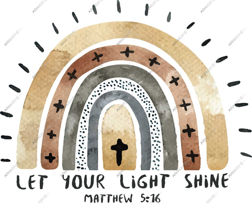 Let Your Light Shine DTF Transfer