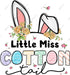 Little Mis Cotton Tail DTF Transfer