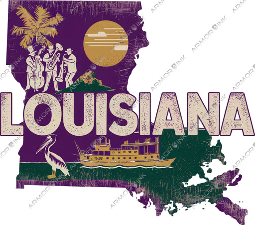 Louisiana DTF Transfer