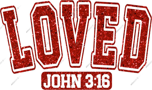 Loved John 3:16 DTF Transfer