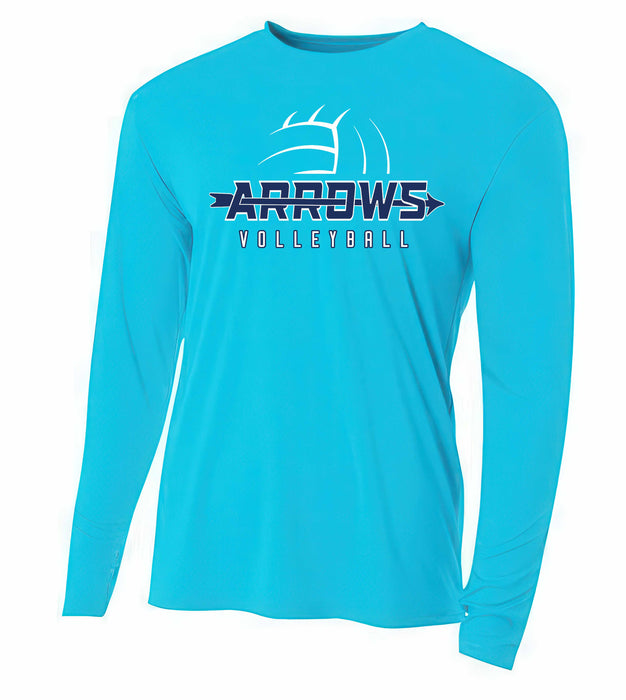 MIDDLE SCHOOL WARM UP - A4 Performance Long Sleeve - GBHE