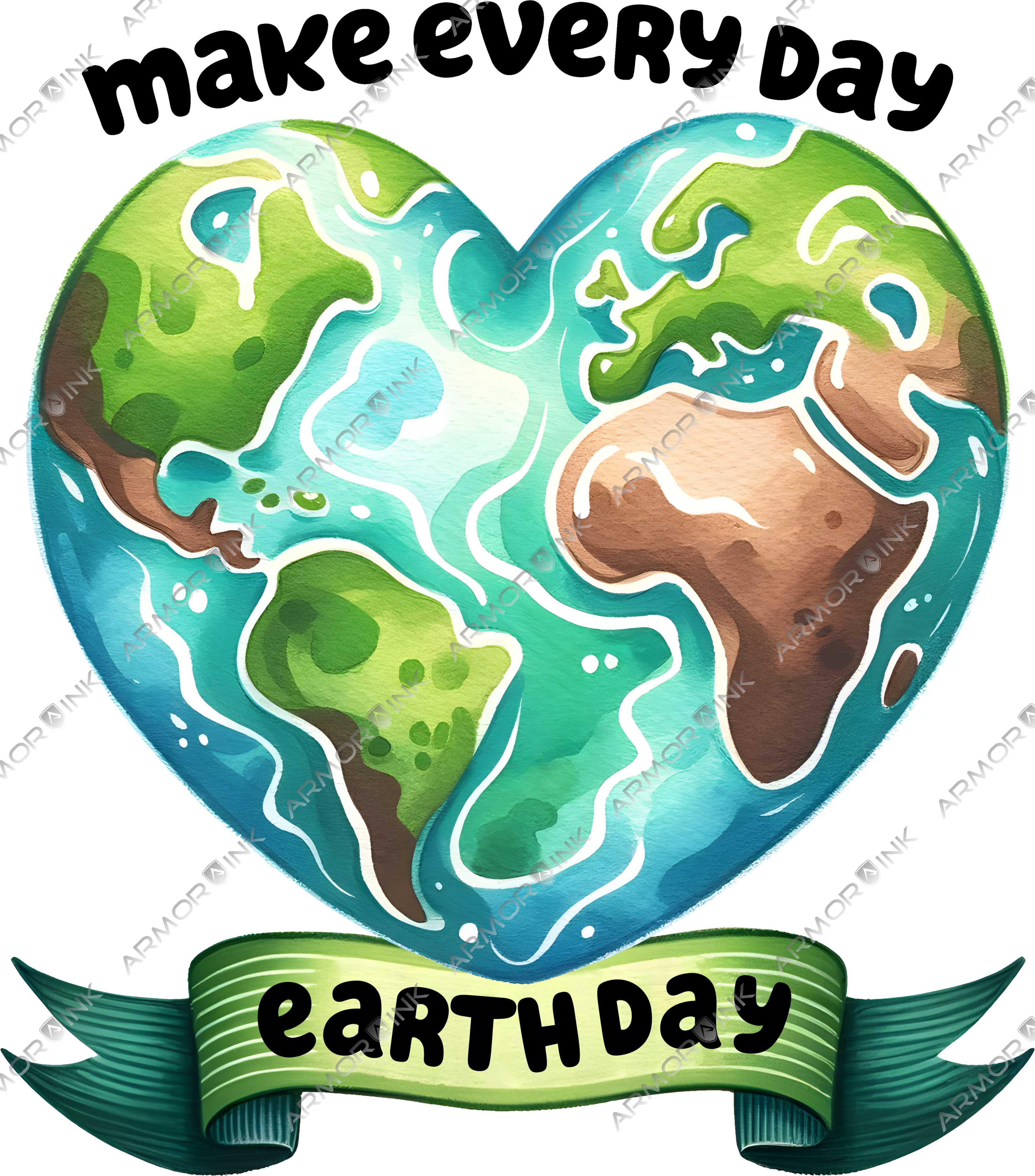 Make Every Day Earth Day DTF Transfer